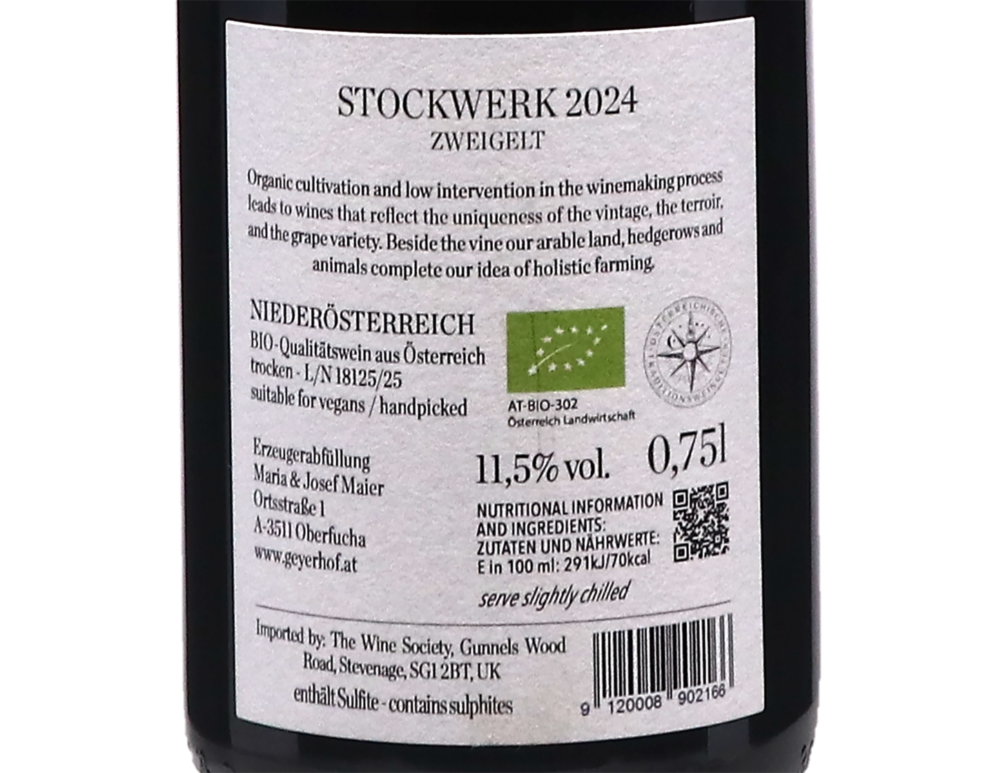 Geyerhof StockWerk Zweigelt, Kremstal 2024