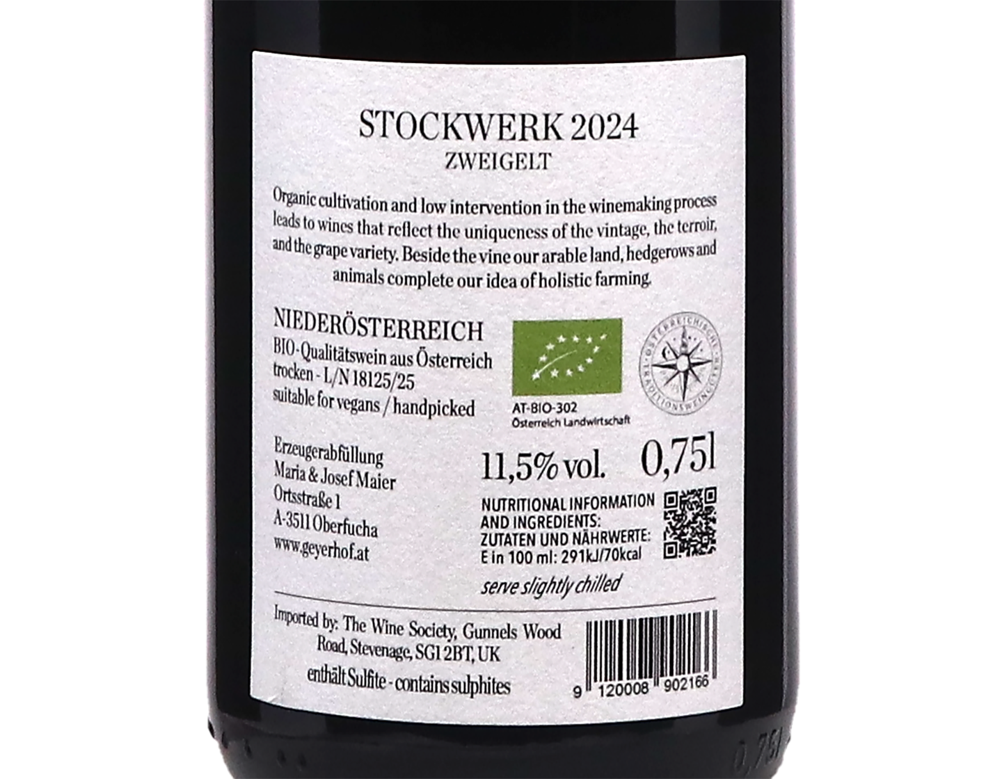Geyerhof StockWerk Zweigelt 2024 ORGANIC