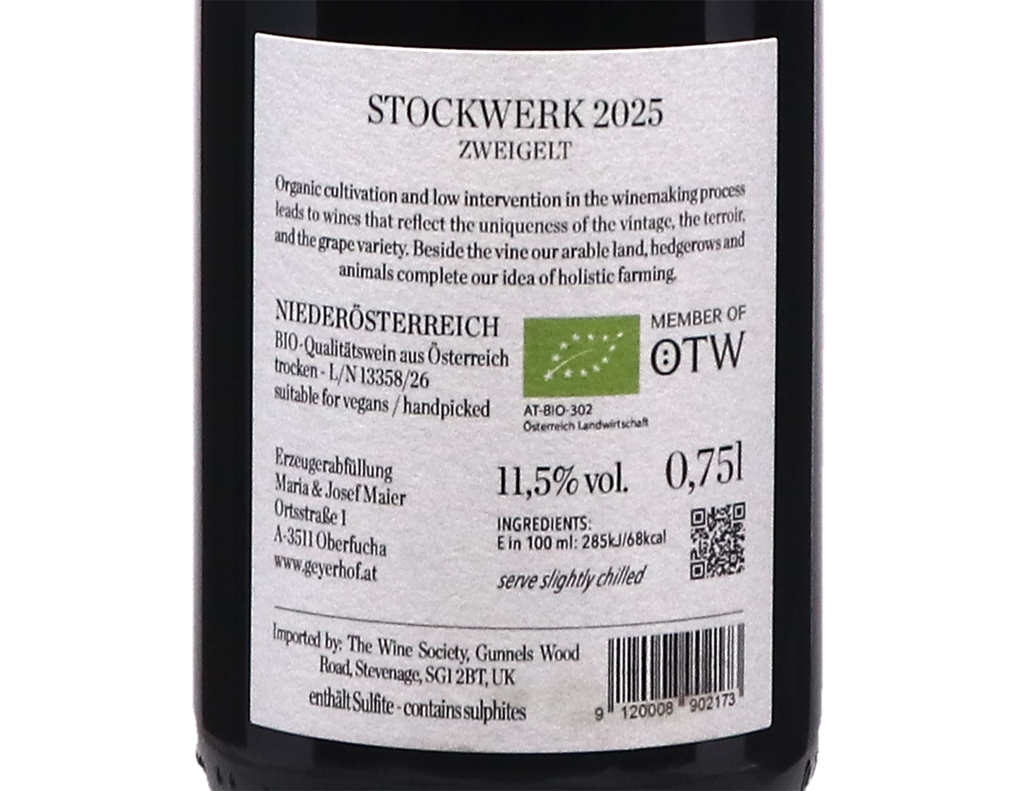 Geyerhof StockWerk Zweigelt, Kremstal 2025