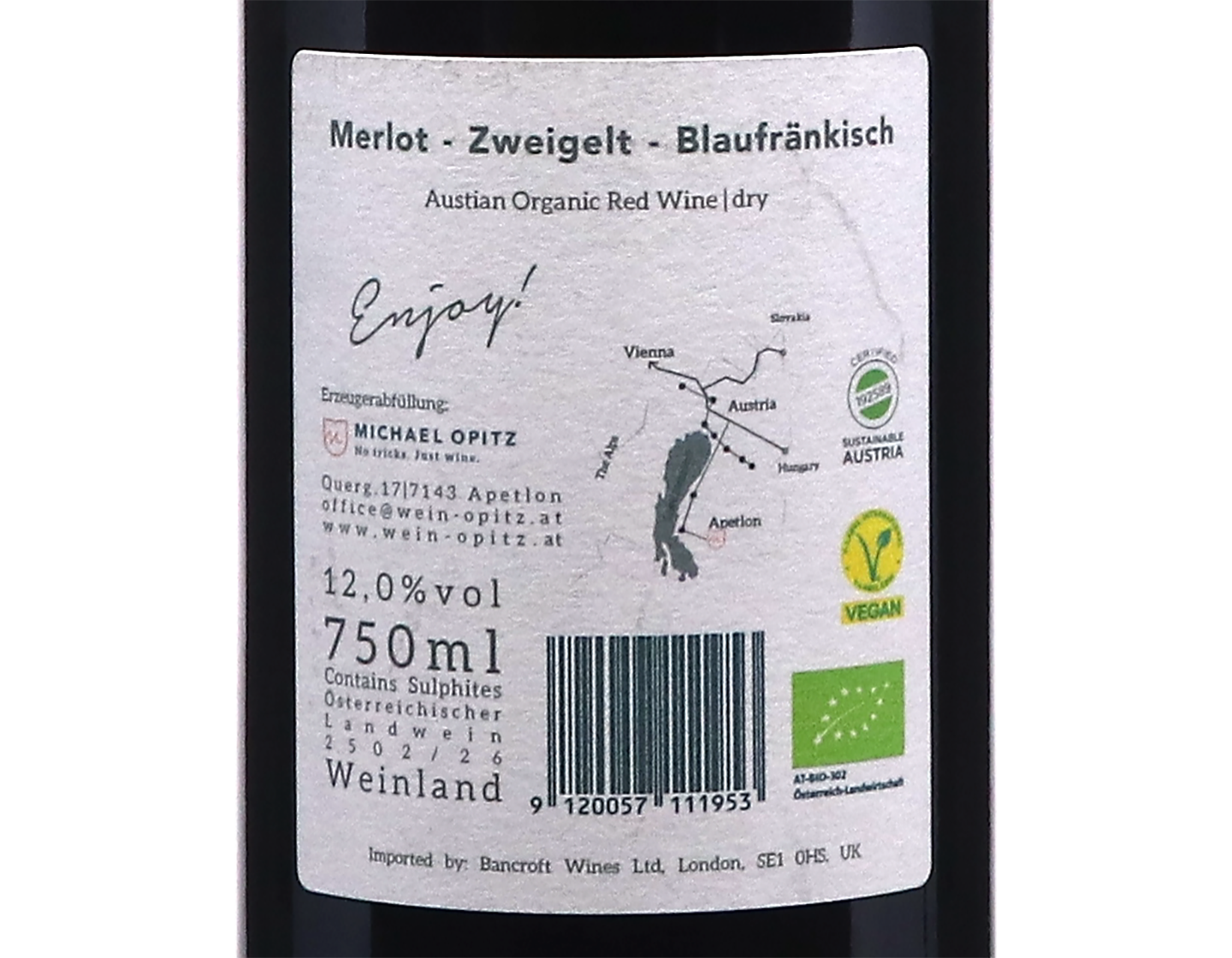 Michael Opitz Merlot Zweigelt Blaufrankisch NV