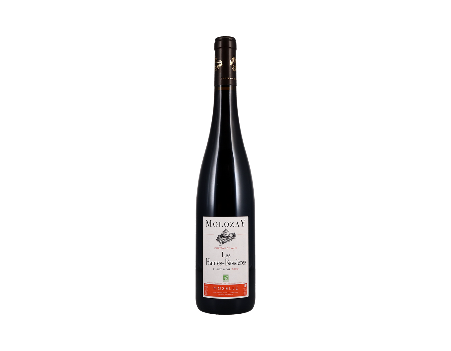 Moselle Les Hautes Bassieres ORGANIC Pinot Noir Ch de Vaux 2020