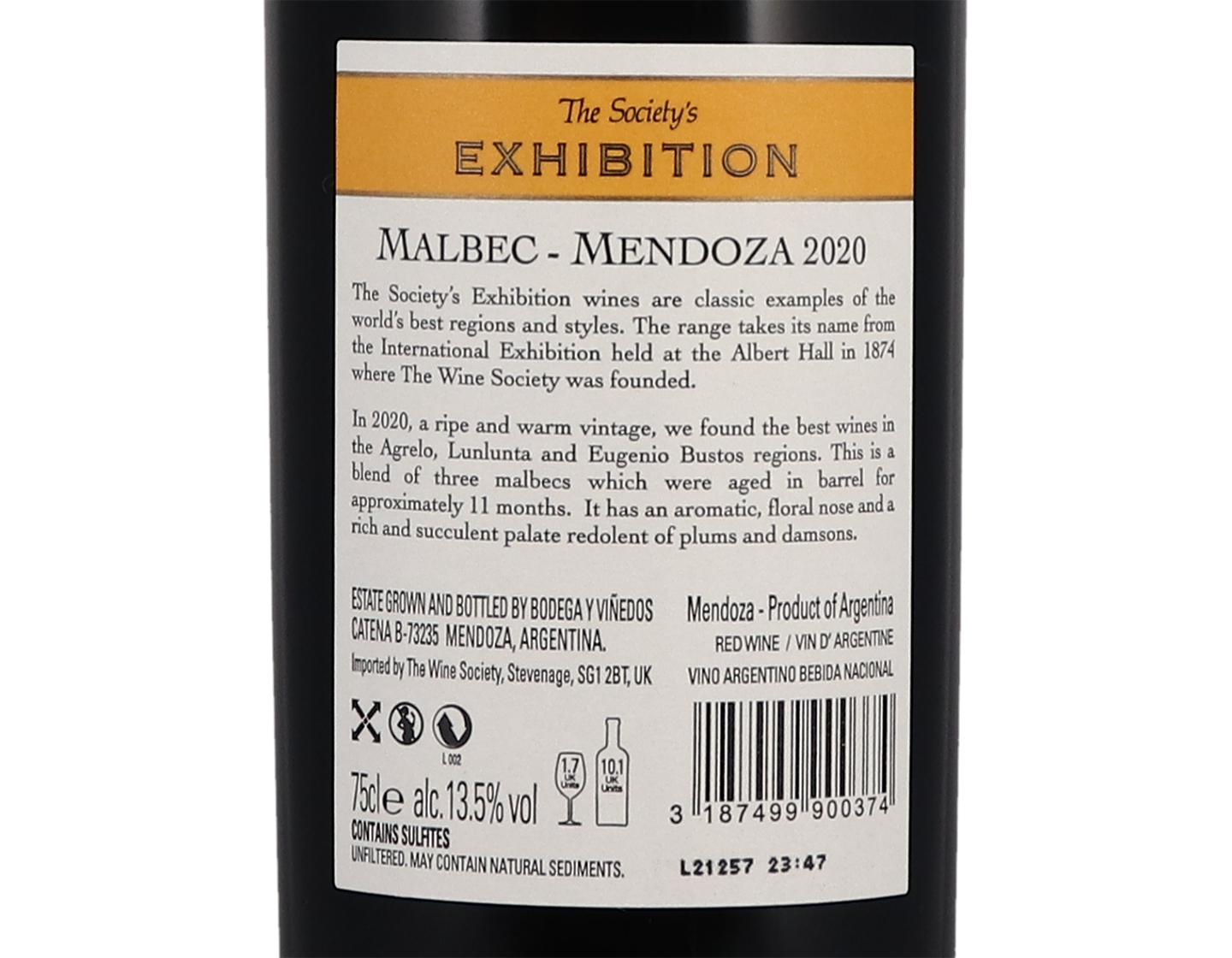 The Society's Exhibition Mendoza Malbec 2020