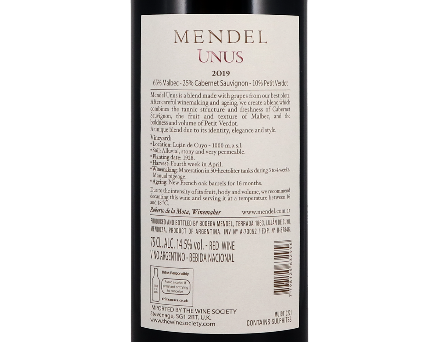 Mendel Unus Mendoza 2019