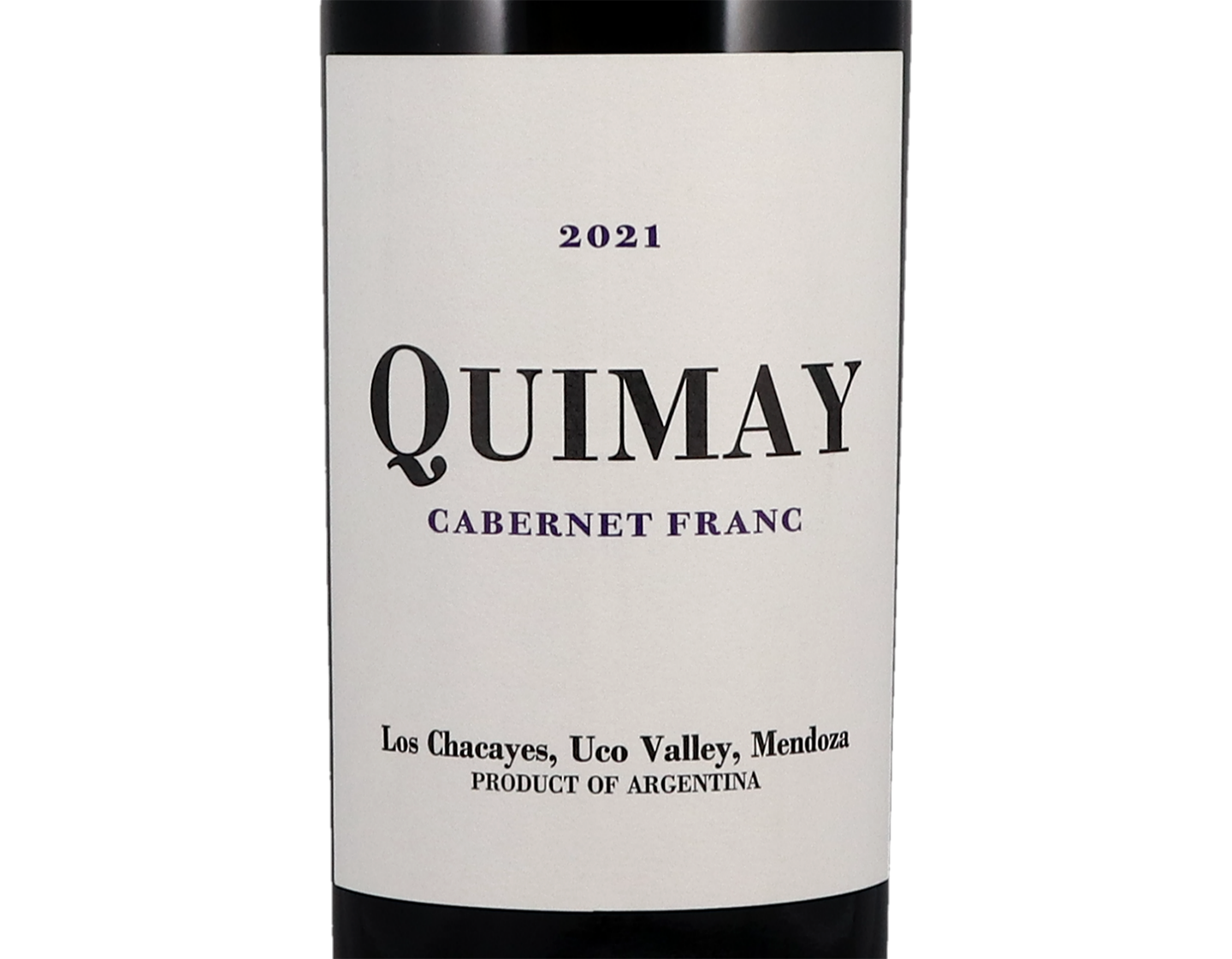 Quimay Valle de Uco Las Chacayes Cabernet Franc 2021