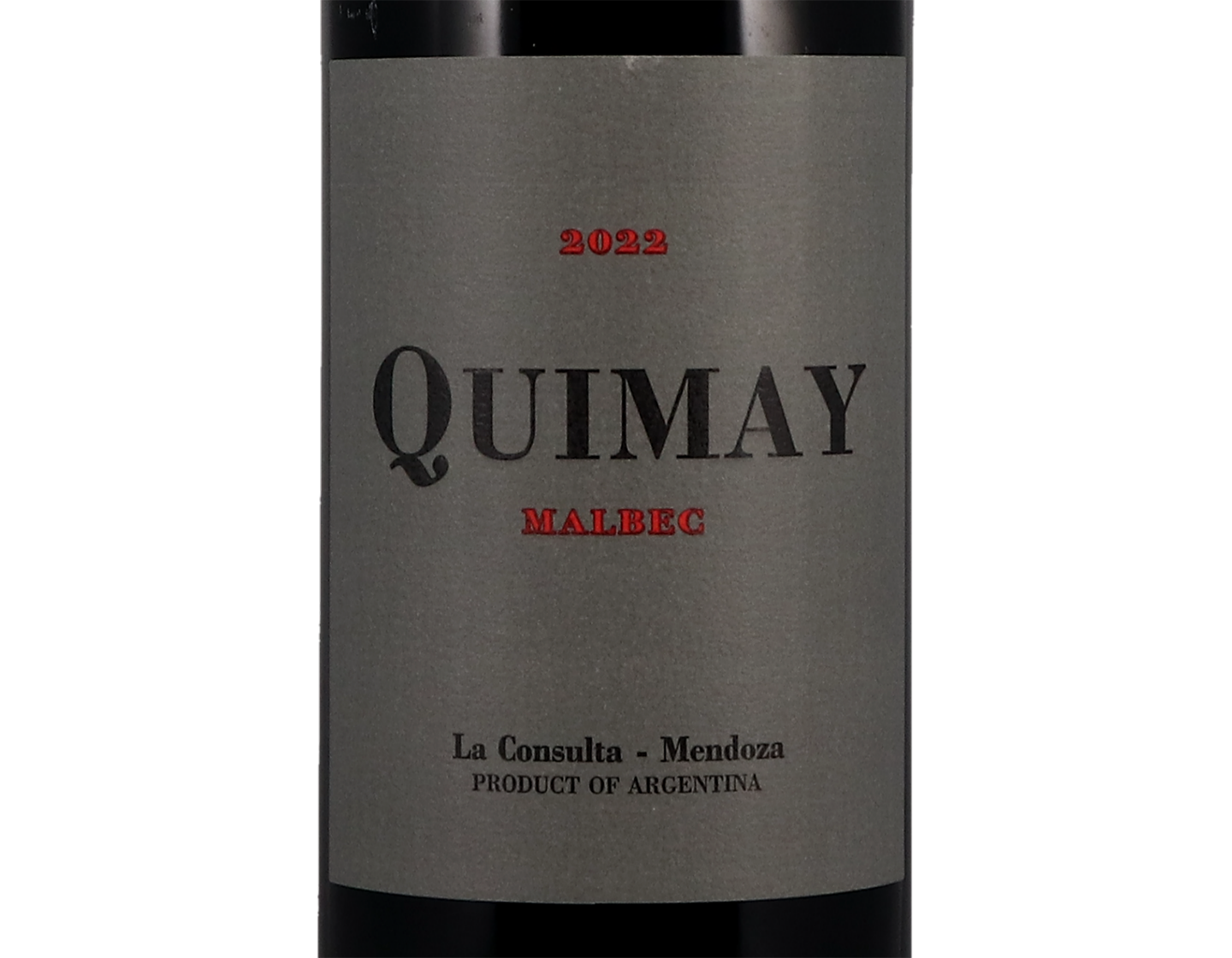 Quimay Valle de Uco La Consulta Malbec 2022