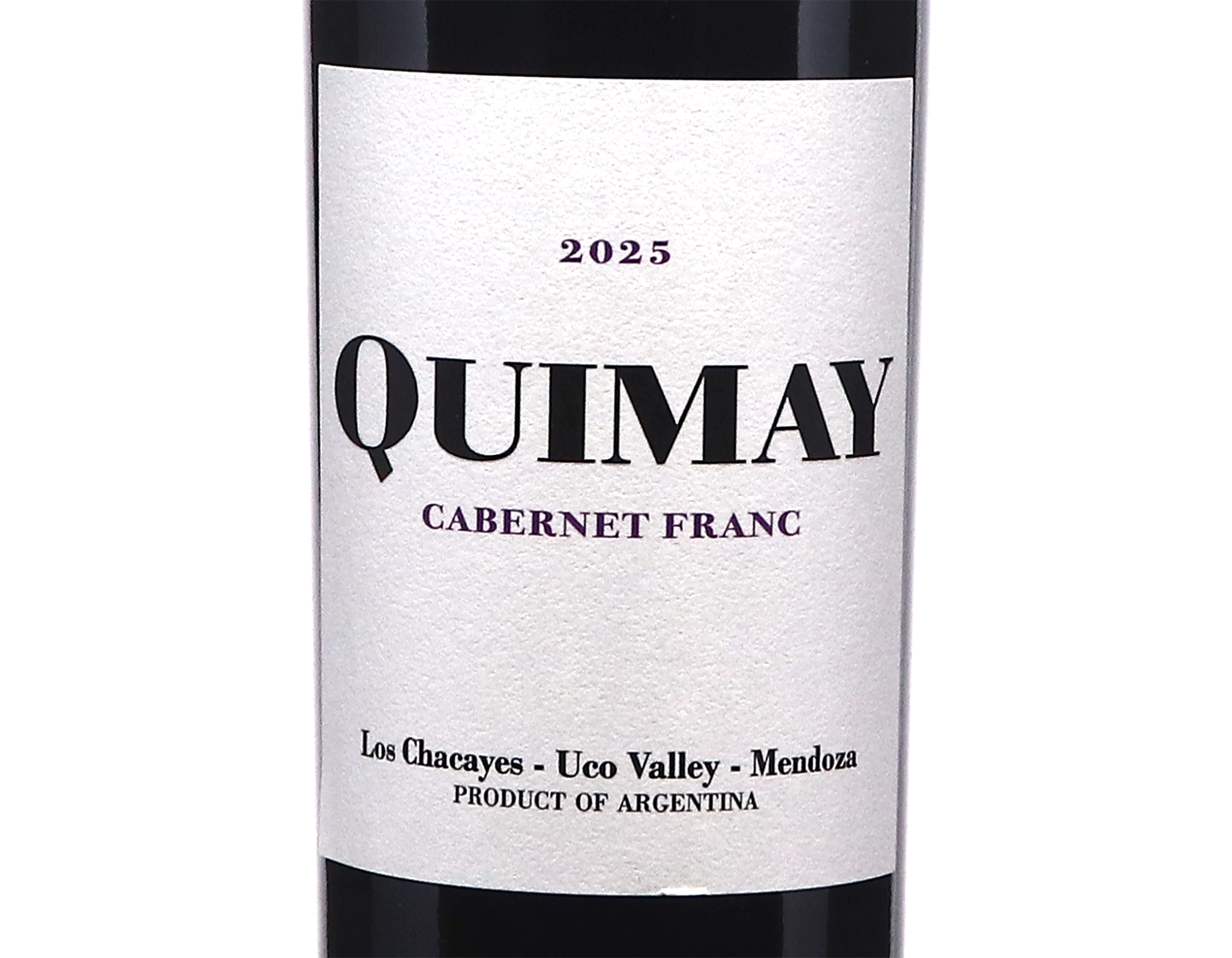Quimay Valle de Uco Los Chacayes Cabernet Franc 2025