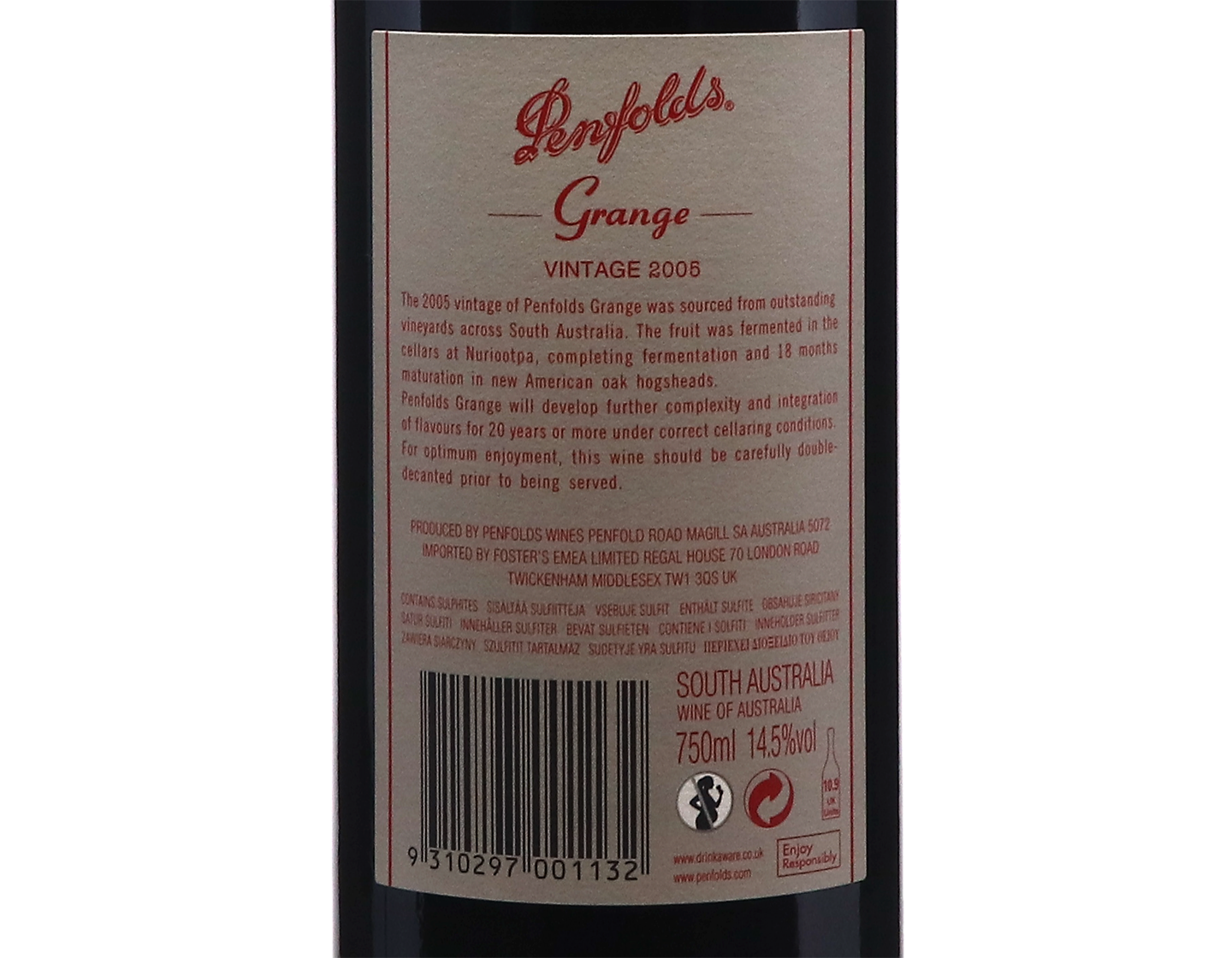 Penfolds Grange 2005