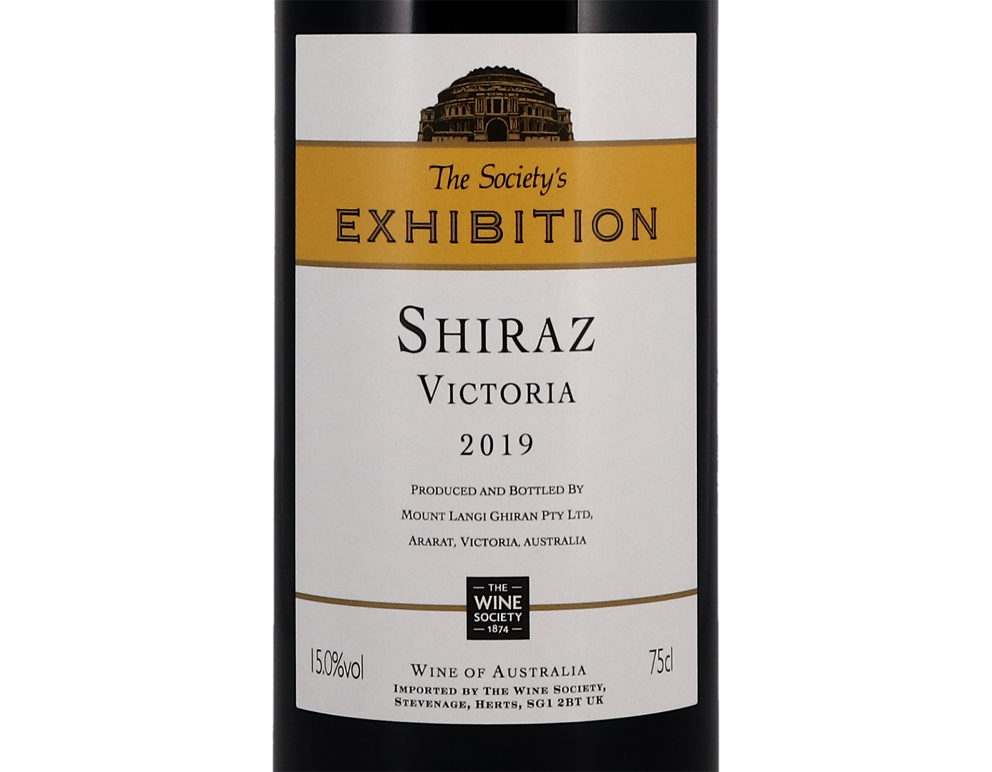 The Society's Exhibition Victoria Shiraz 2019