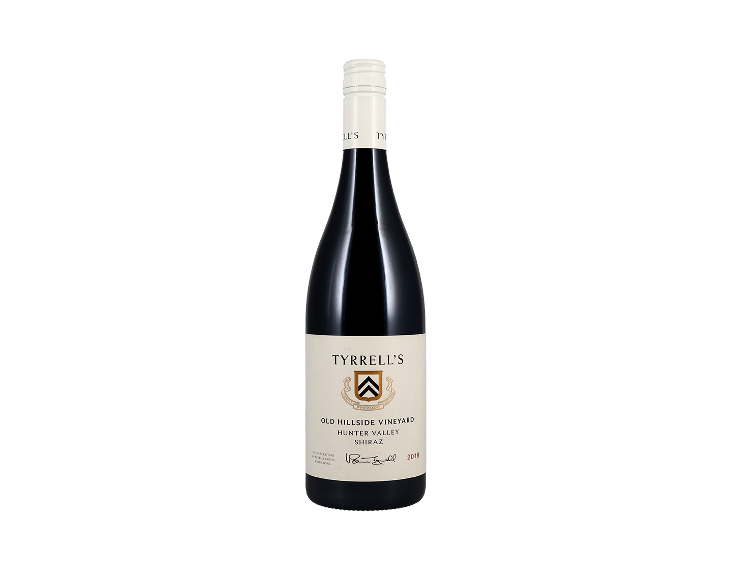 Tyrrells Old Hillside Vineyard Hunter Valley Shiraz 2018