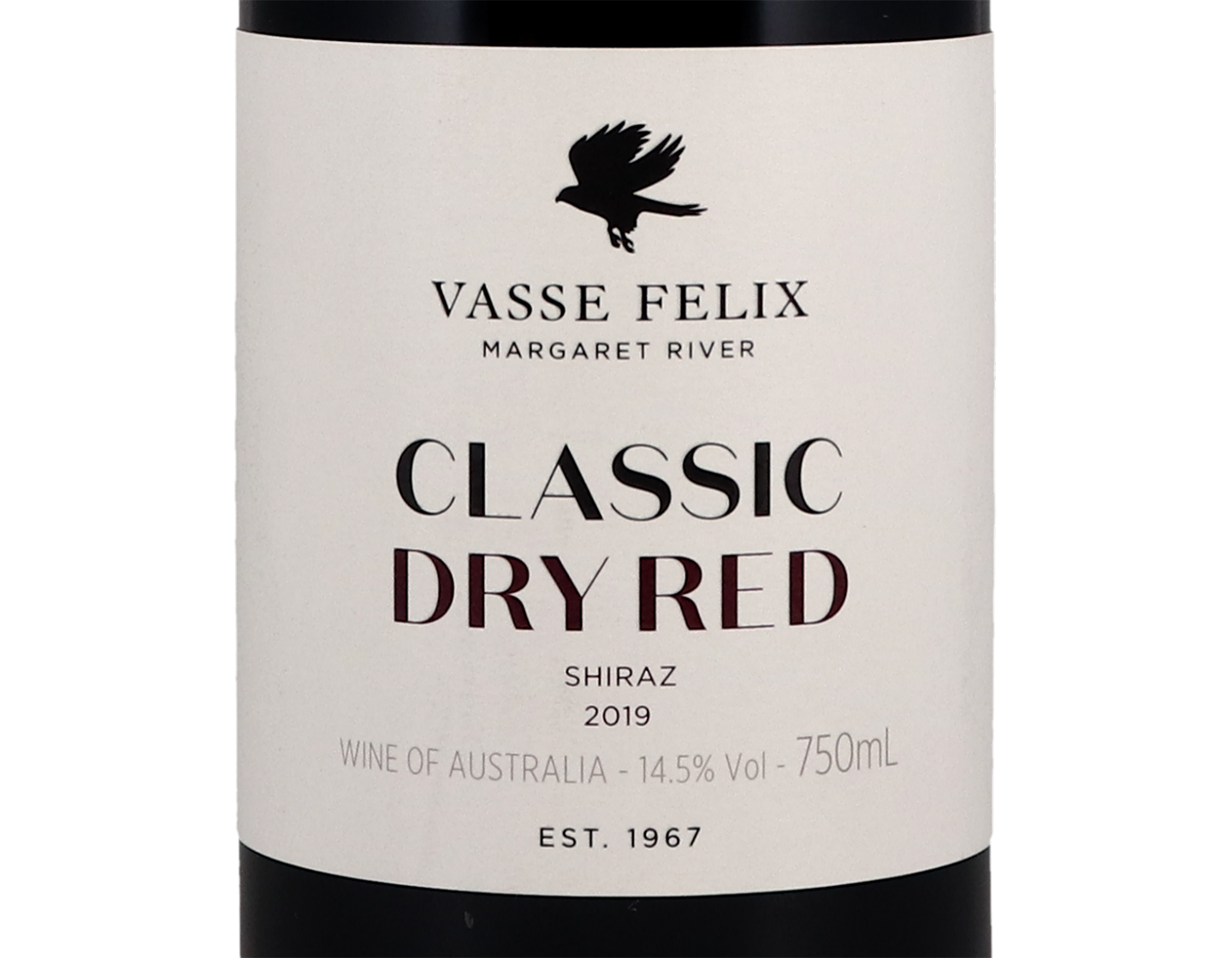 Vasse Felix Classic Dry Red Margaret River Shiraz 2019