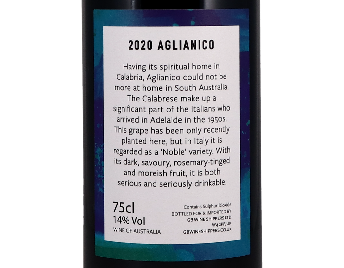 Gluck & Bray Riverland Aglianico 2020