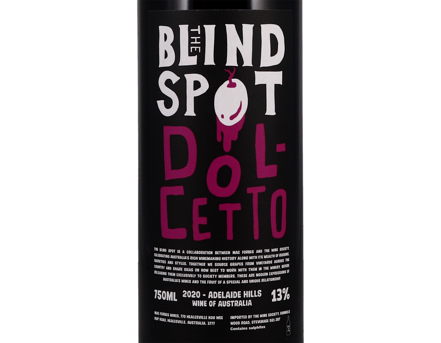 The Blind Spot Adelaide Hills Dolcetto 2020