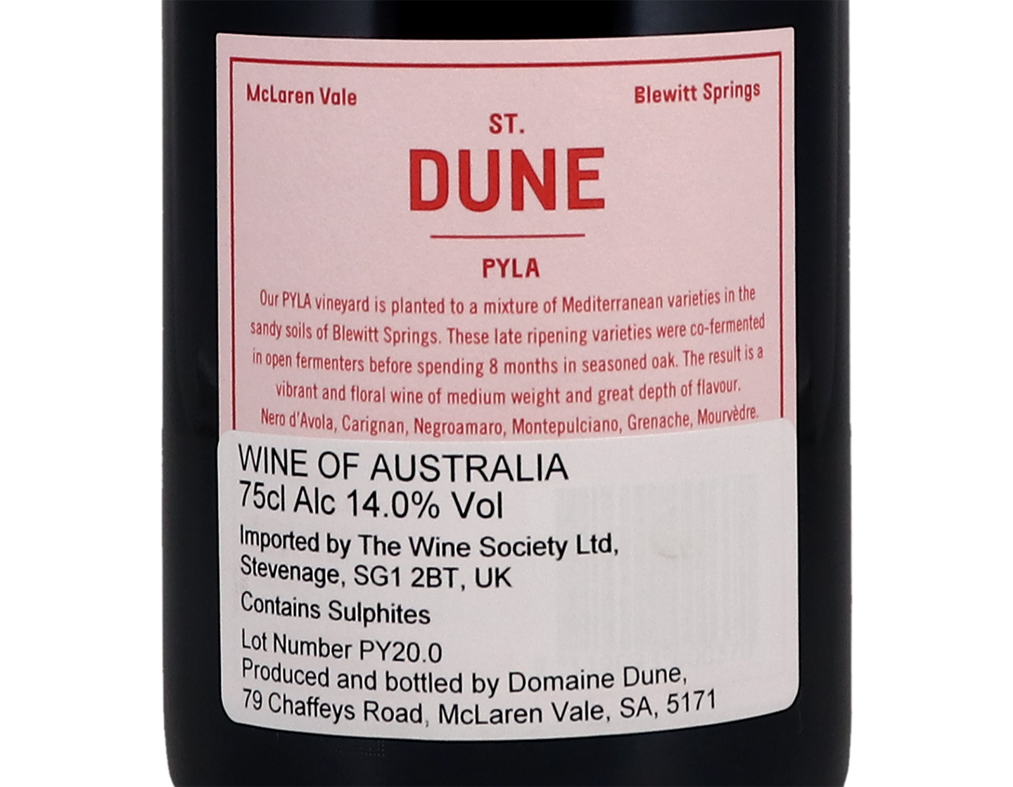 St Dune Pyla McLaren Vale 2020