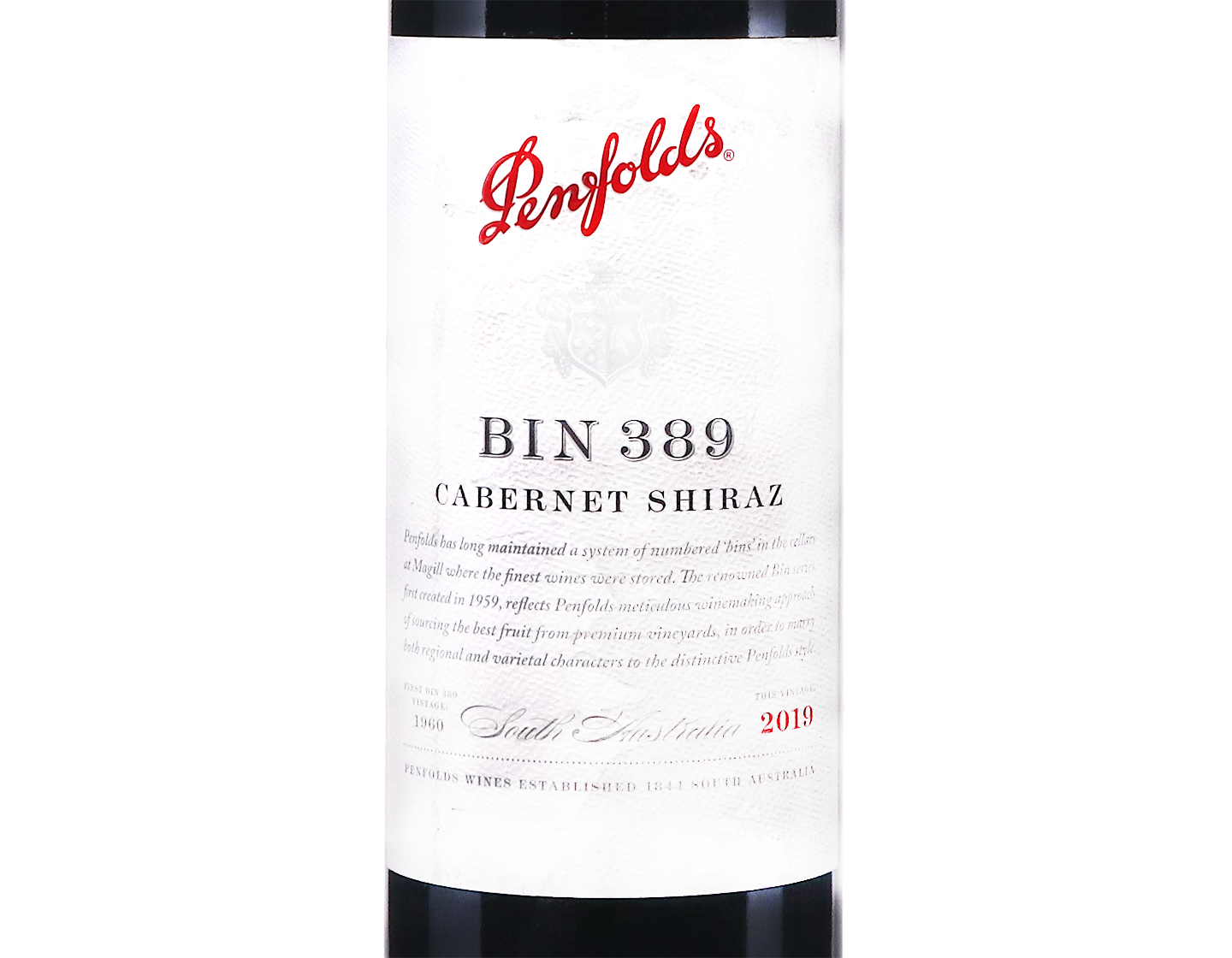 Penfold's Bin 389 Cabernet Shiraz 2019