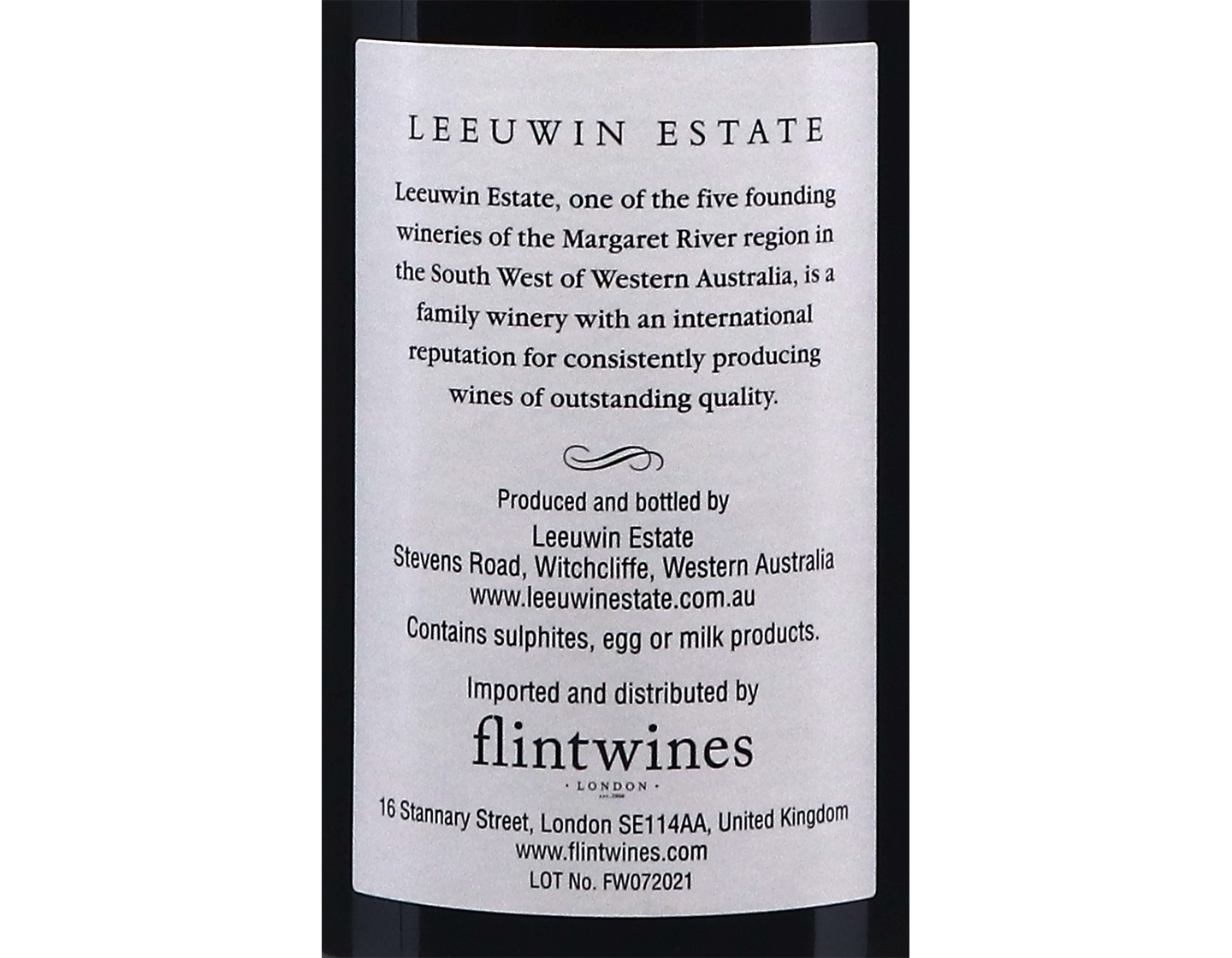 Leeuwin Estate Art Series Margaret River Shiraz 2019