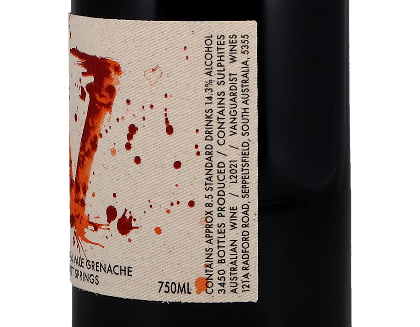 Vanguardist V Blewitt Springs McLaren Vale Grenache 2021