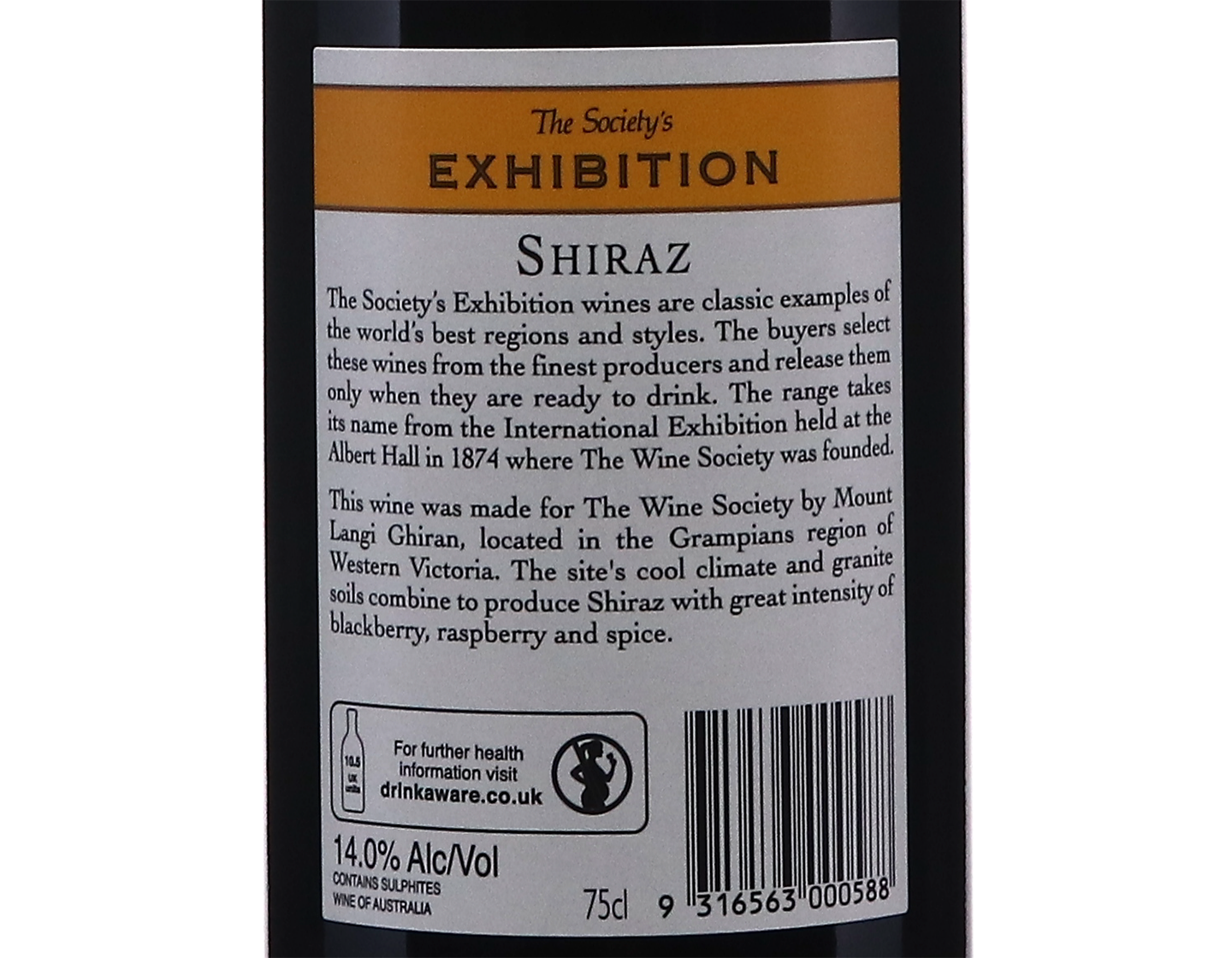 The Society’s Exhibition Victoria Shiraz 2021