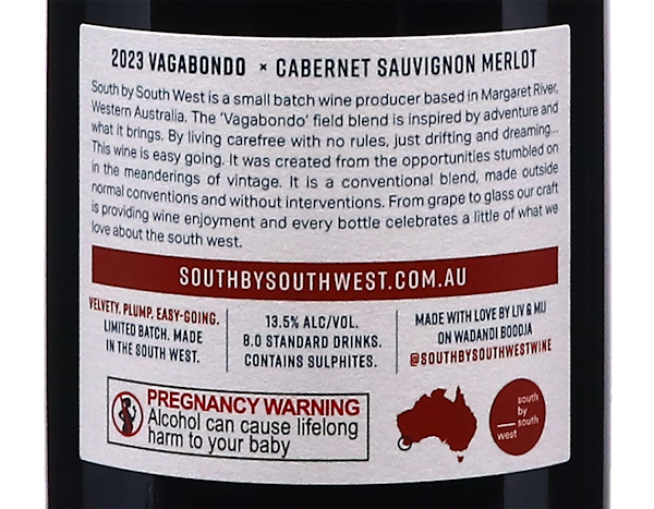 South by South West Margaret River Cabernet Sauvignon-Merlot 2023