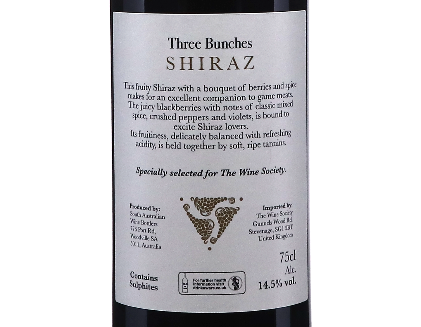 Three Bunches Australian Shiraz 2023