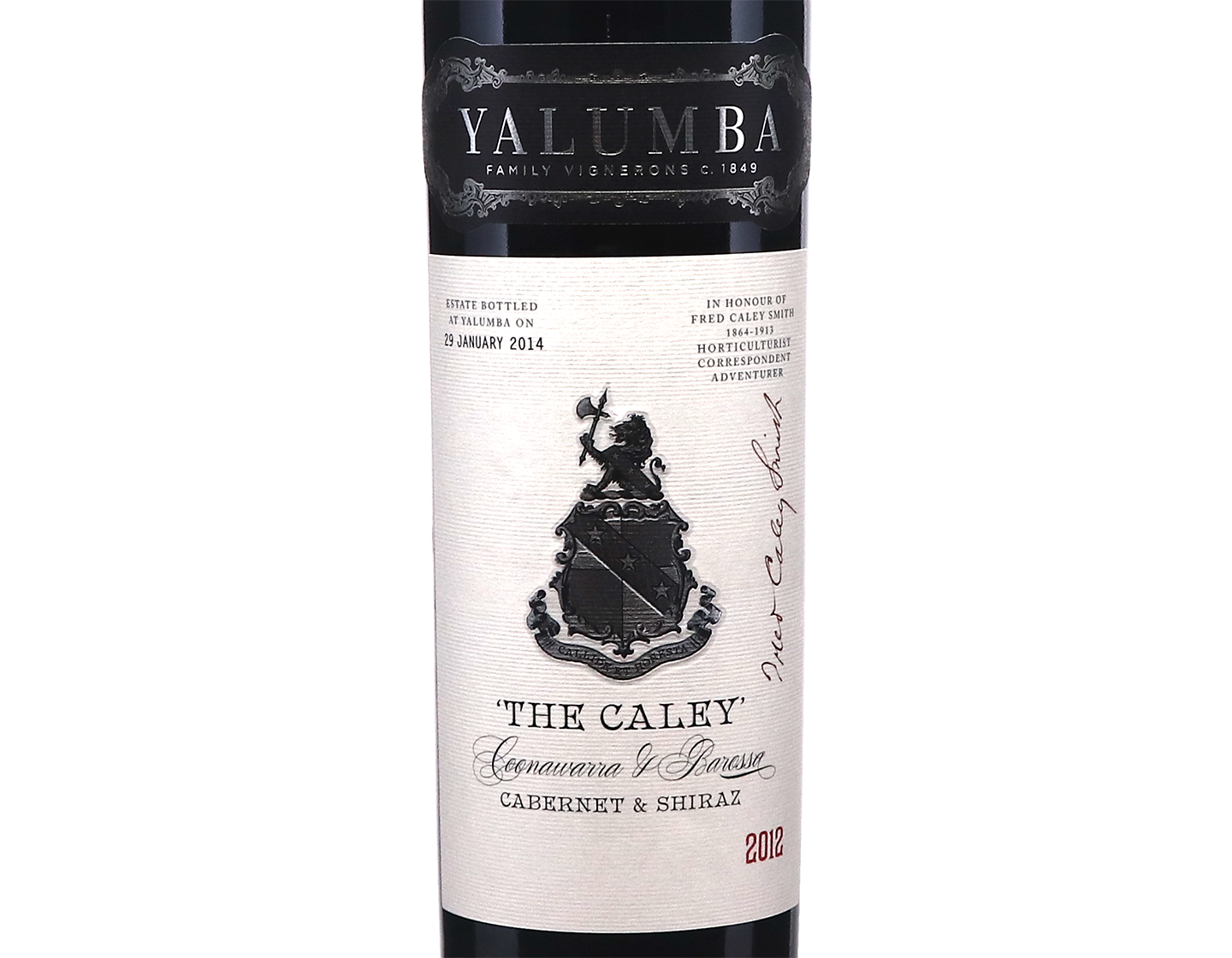 Yalumba The Caley Coonawarra and Barossa Cabernet Shiraz 2012