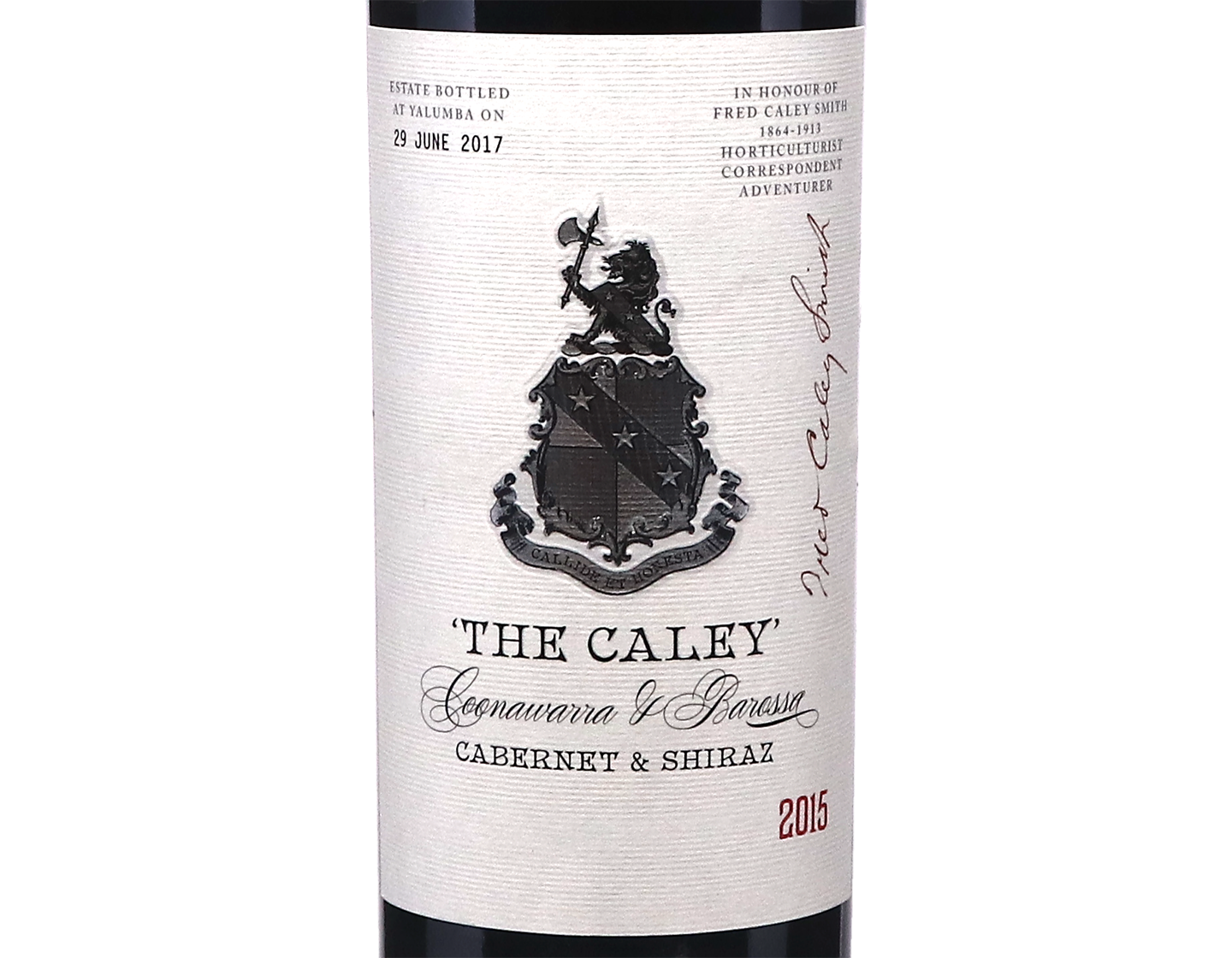 Yalumba The Caley Coonawarra and Barossa Cabernet Shiraz 2015