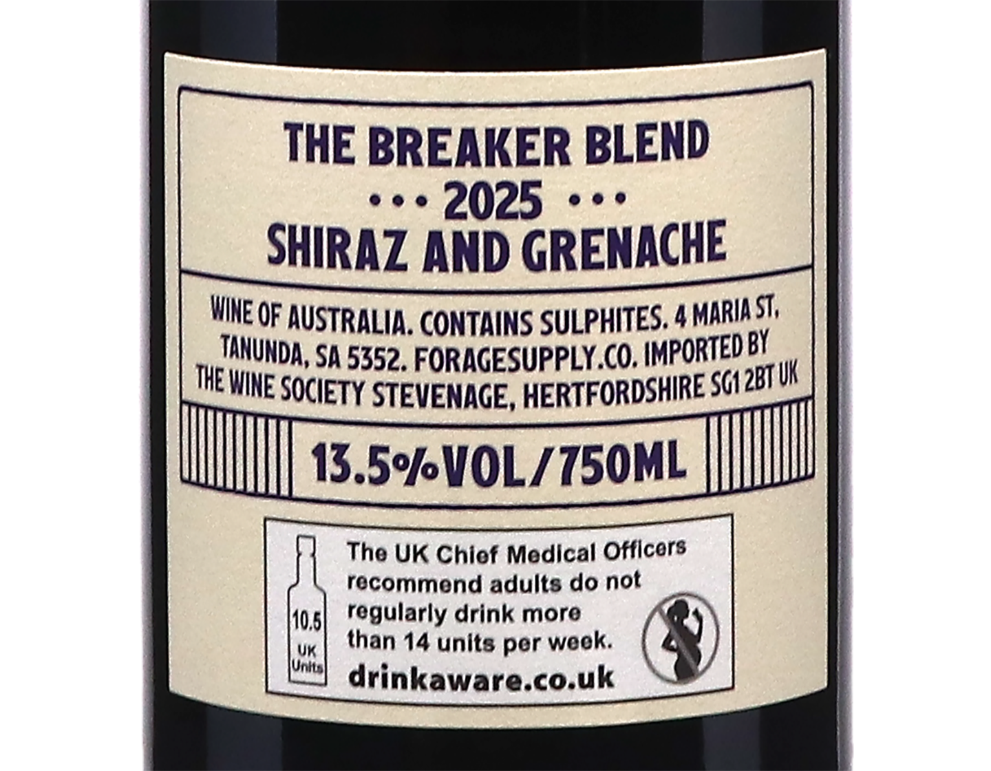 Forage Supply Co The Breaker Barossa Valley Shiraz Grenache 2025