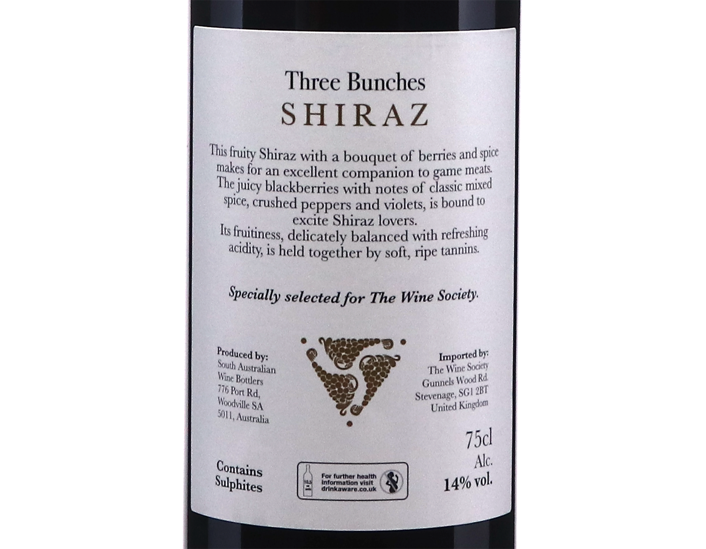 Three Bunches Australian Shiraz 2024
