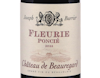 Halves of Chateau de Beauregard Fleurie Poncie 2022 view 2