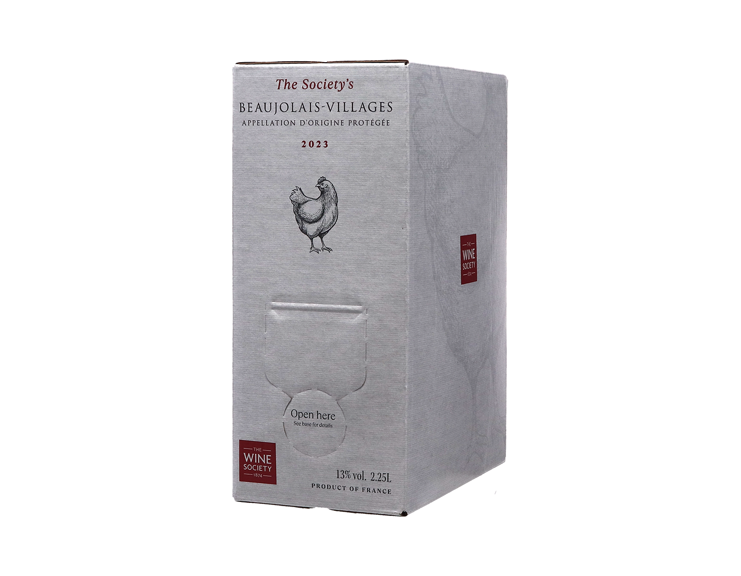 The Society's Beaujolais Villages 2023 Bag in box 2.25 Litre