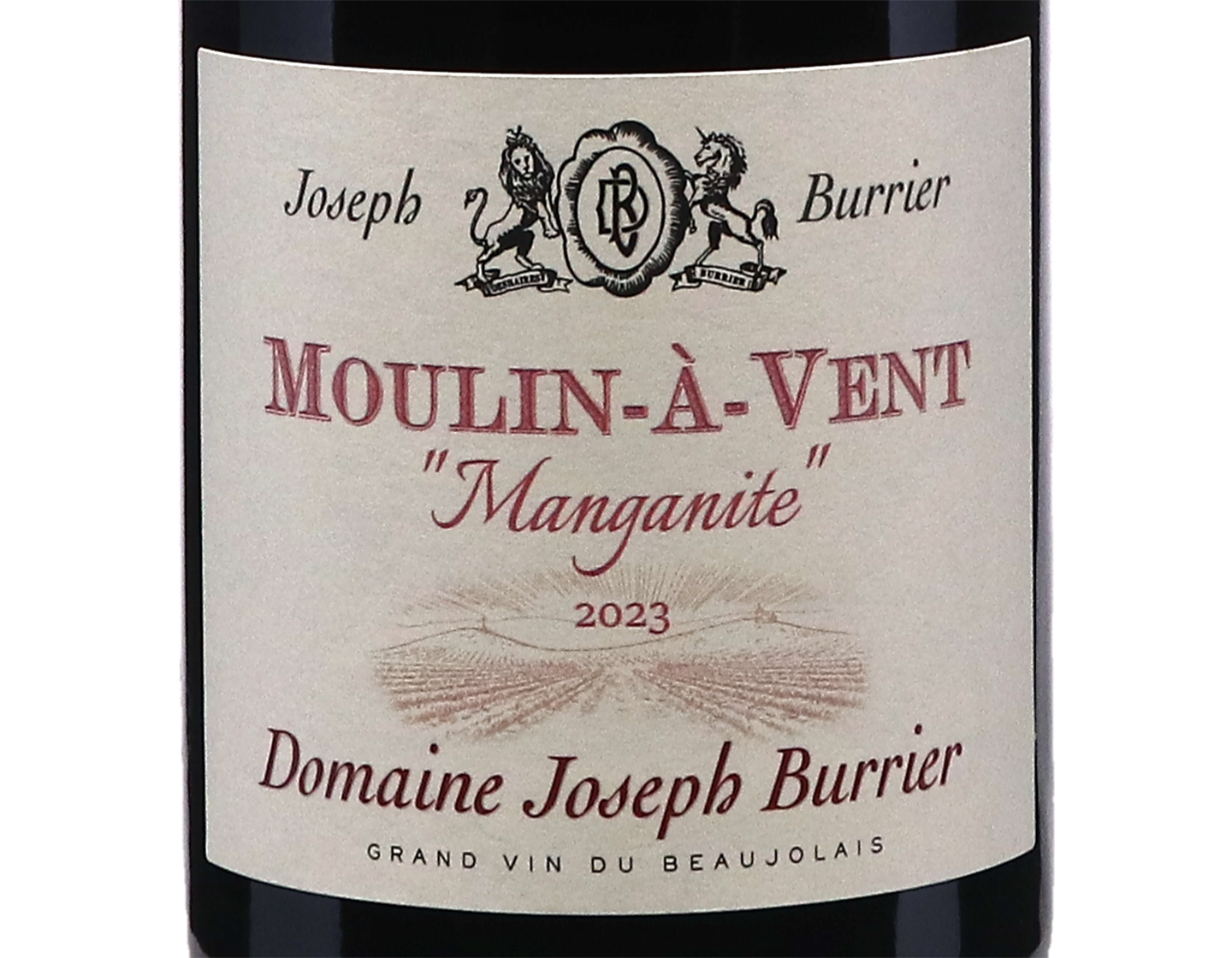 Domaine Joseph Burrier Moulin a Vent La Manganite 2023