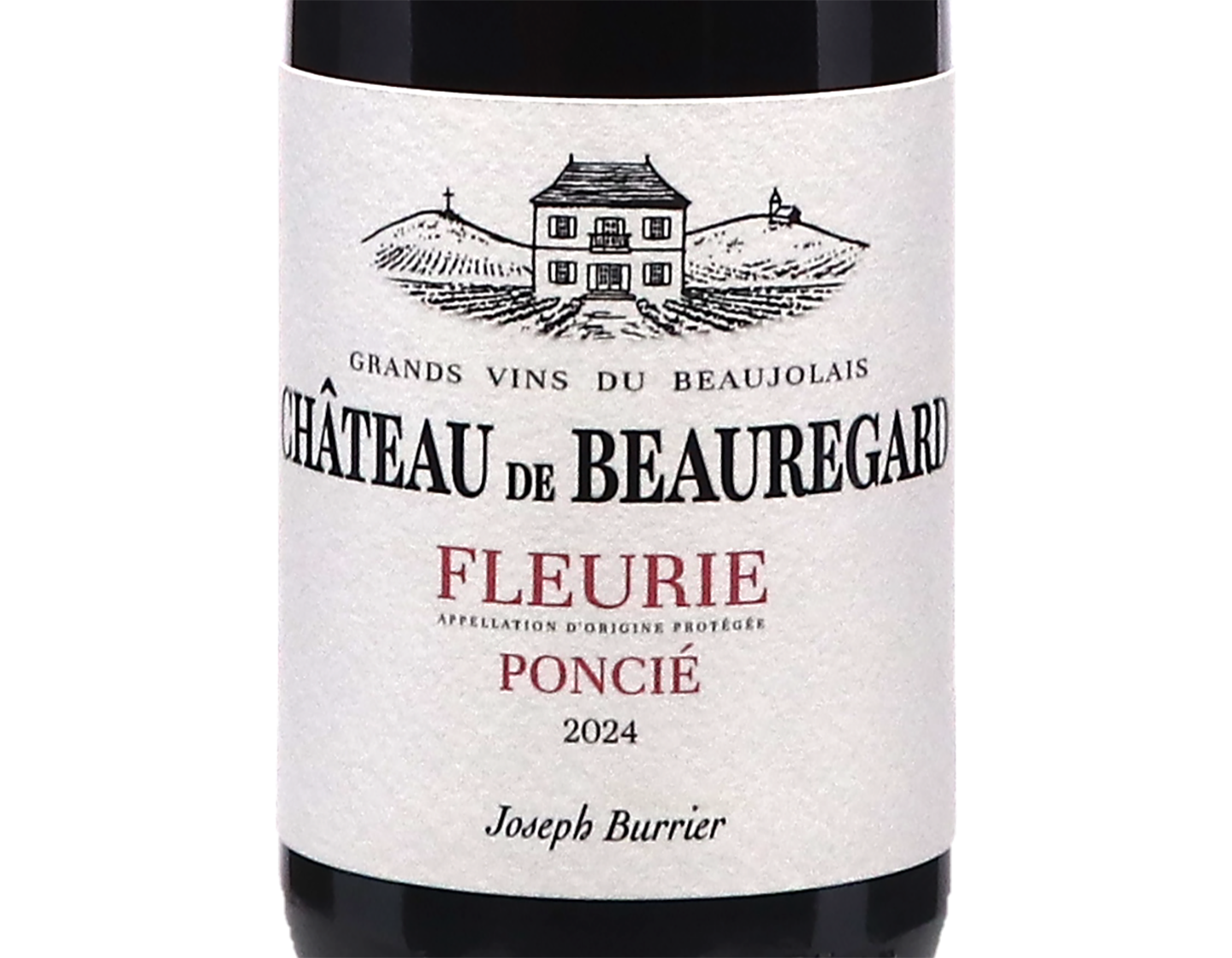 Half Bottle of Chateau de Beauregard Fleurie Poncie 2024