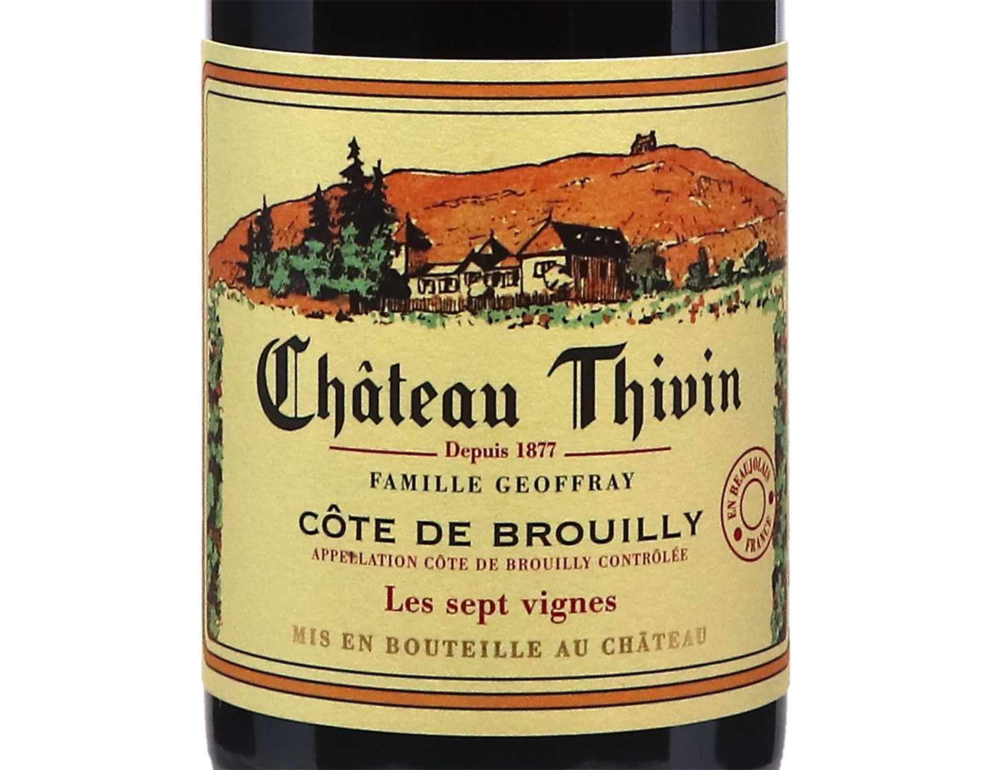 Chateau Thivin Cote de Brouilly Les Sept Vignes 2023