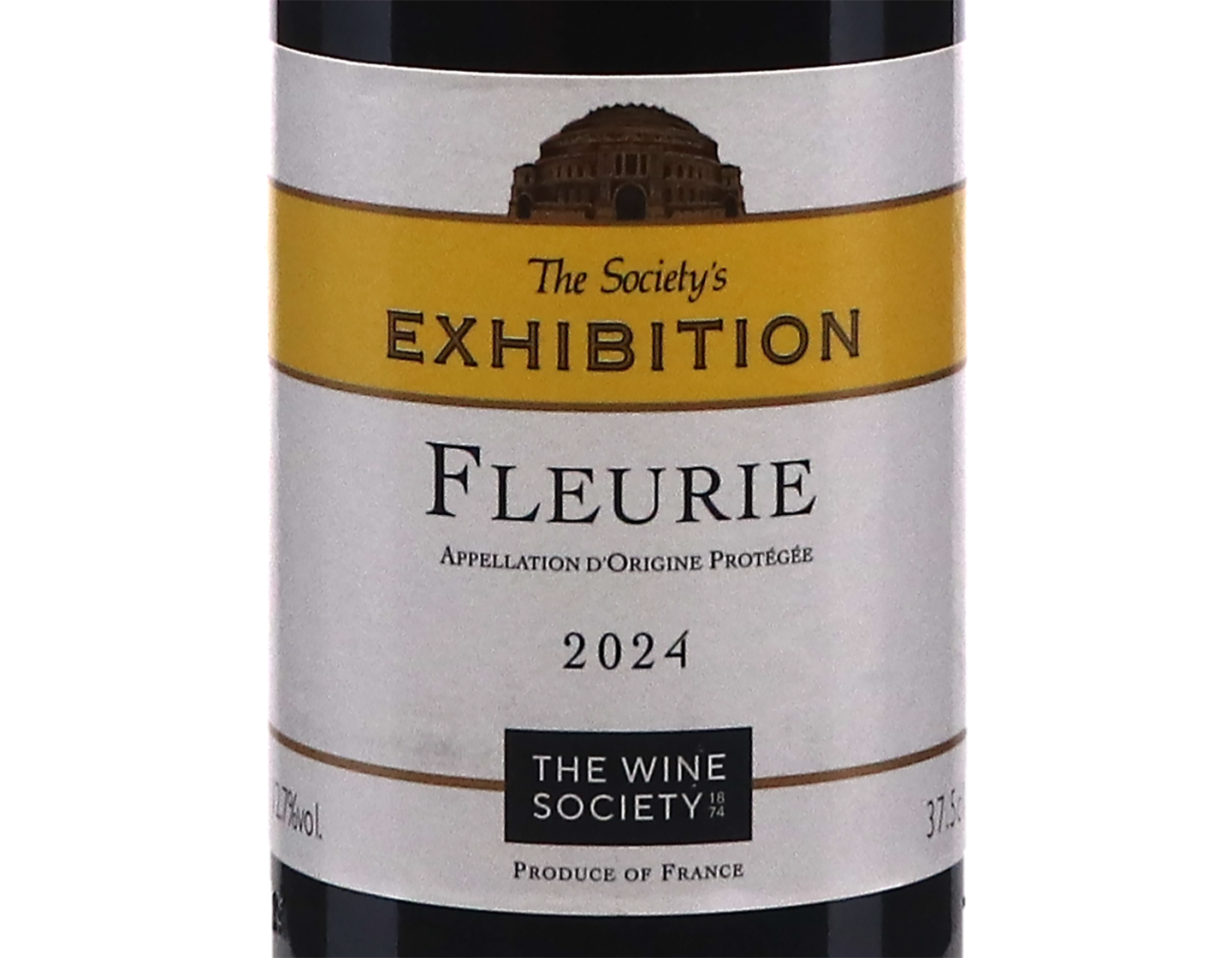 Half bottle of The Society's Exhibition Fleurie 2024