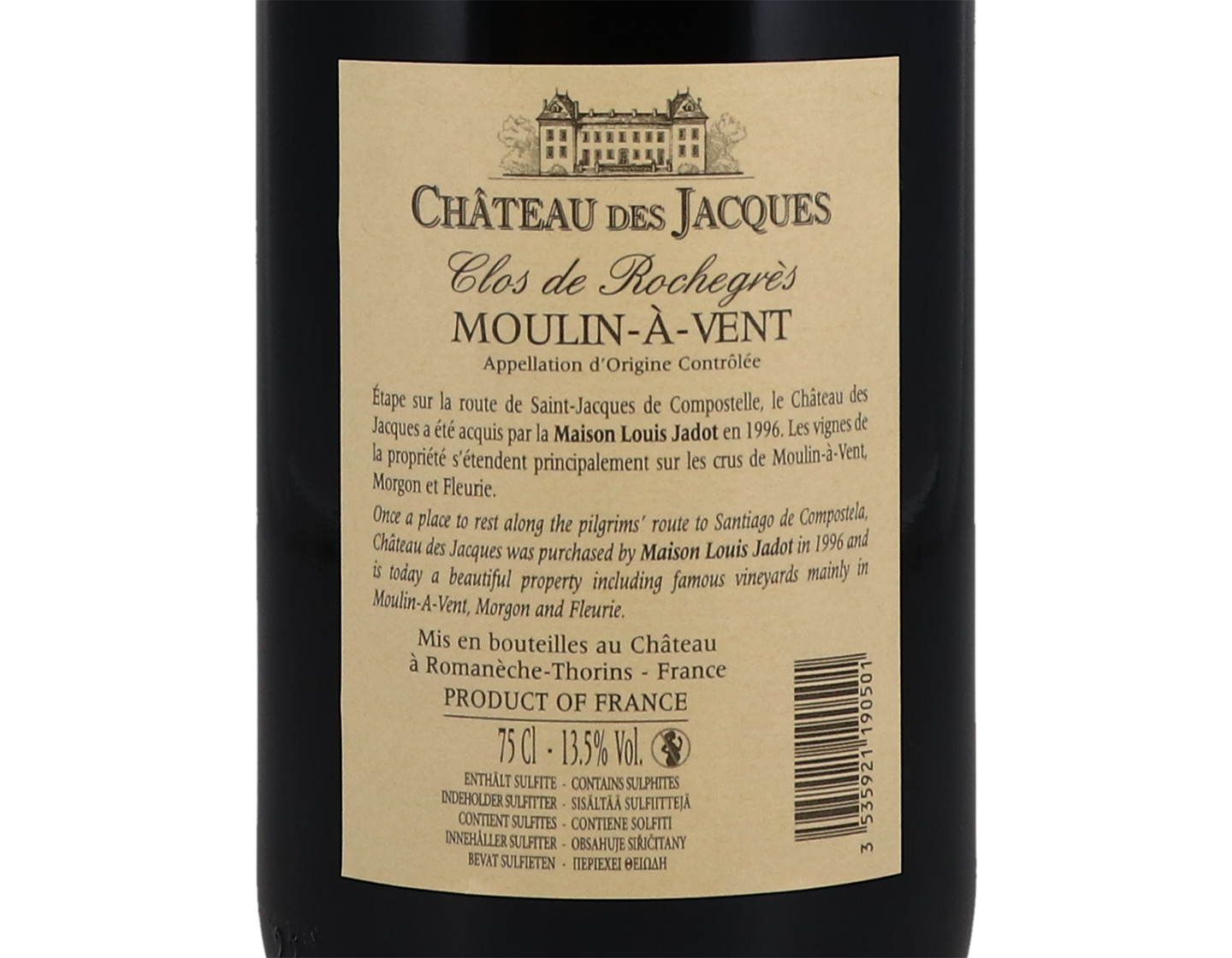 Moulin a Vent Clos de Rochegres Ch des Jacques 2018