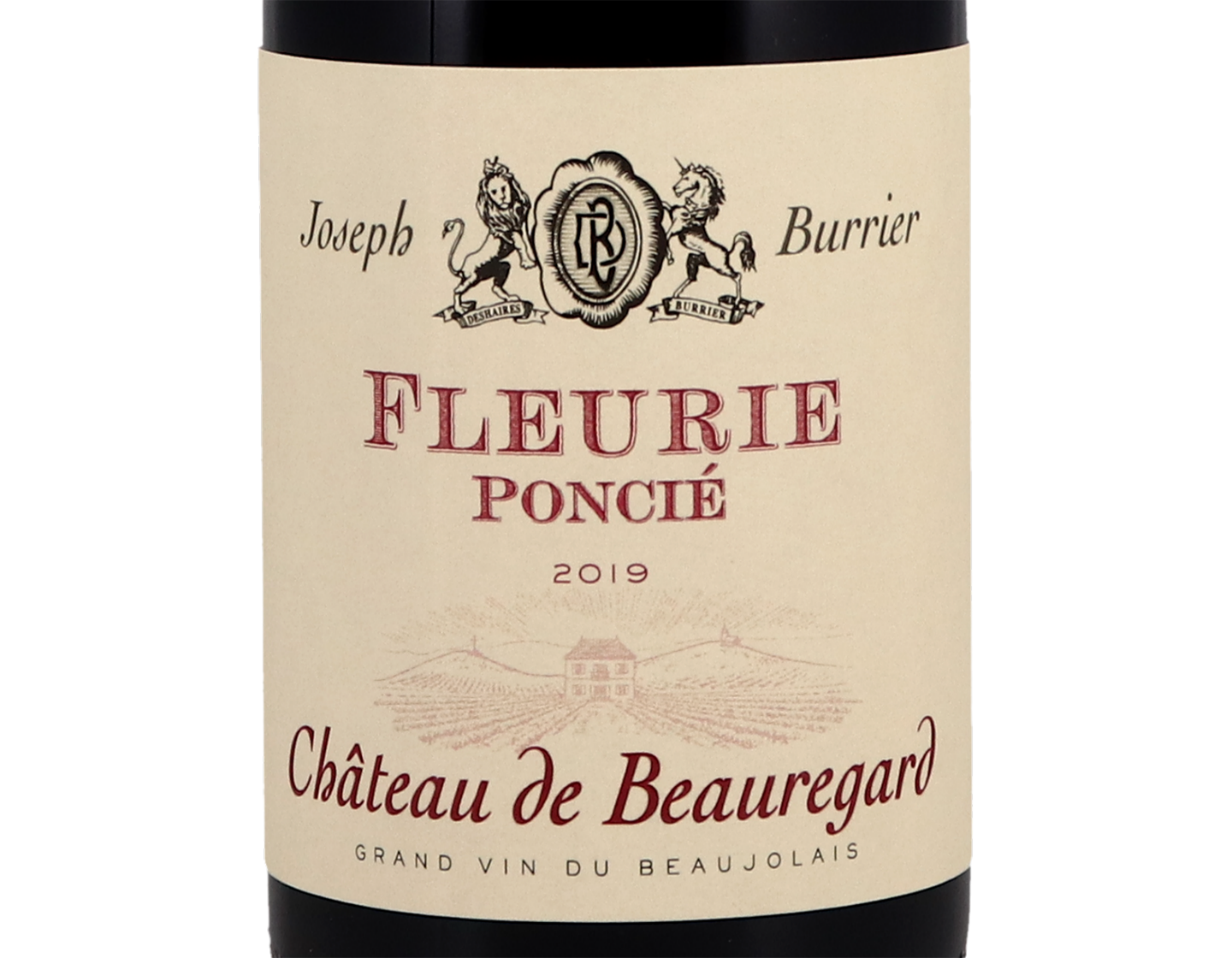 Half bottle of Château de Beauregard, Fleurie Poncié 2019