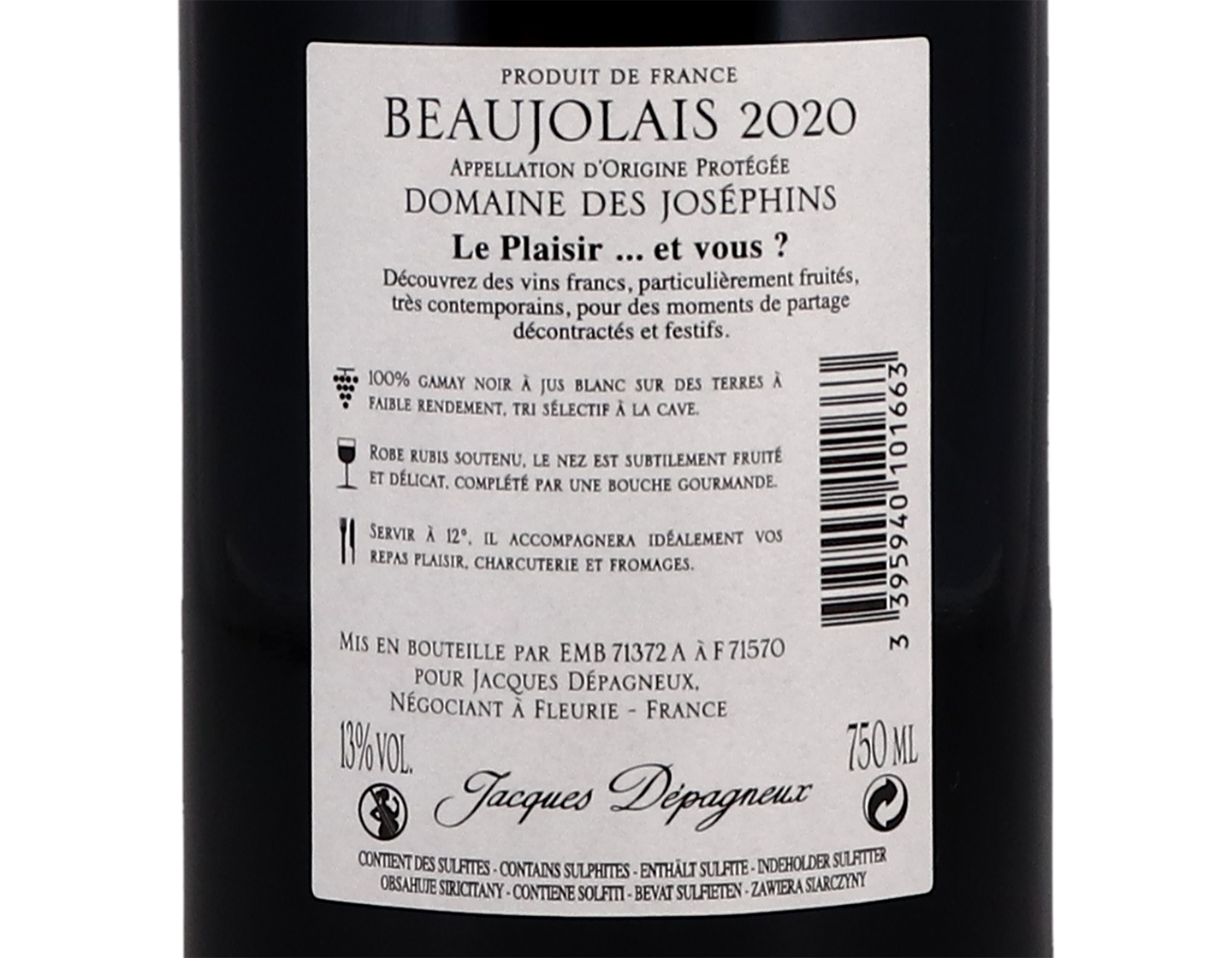 Régnié, Domaine de la Plaigne 2020