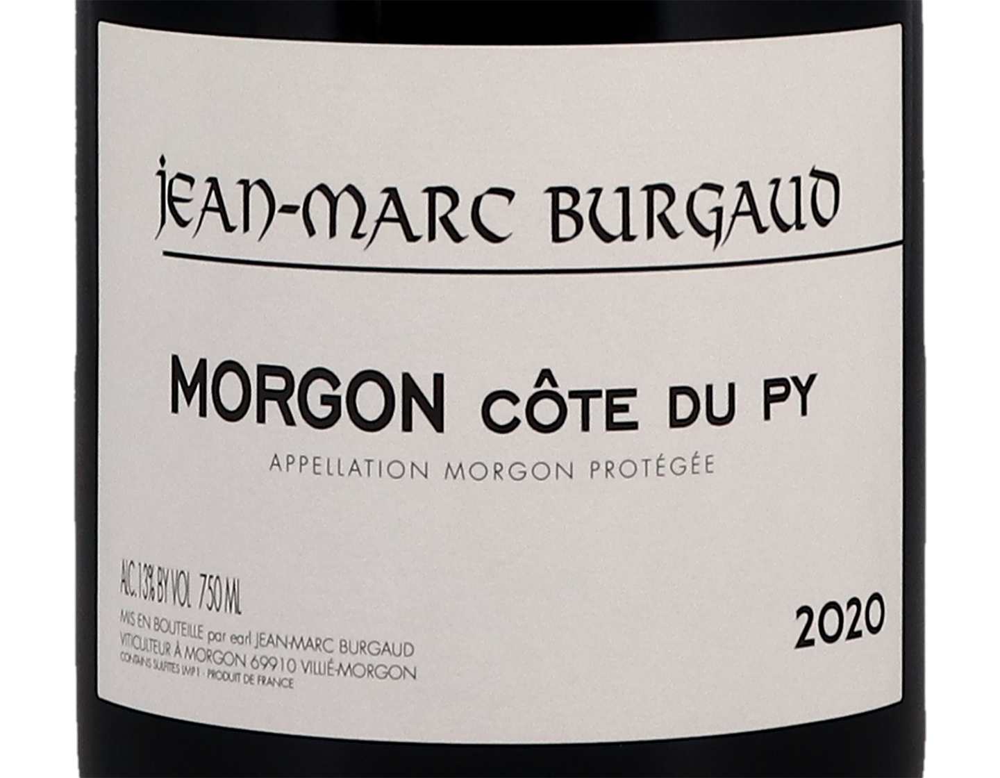 Domaine Jean-Marc Burgaud, Morgon Côte du Py 2020