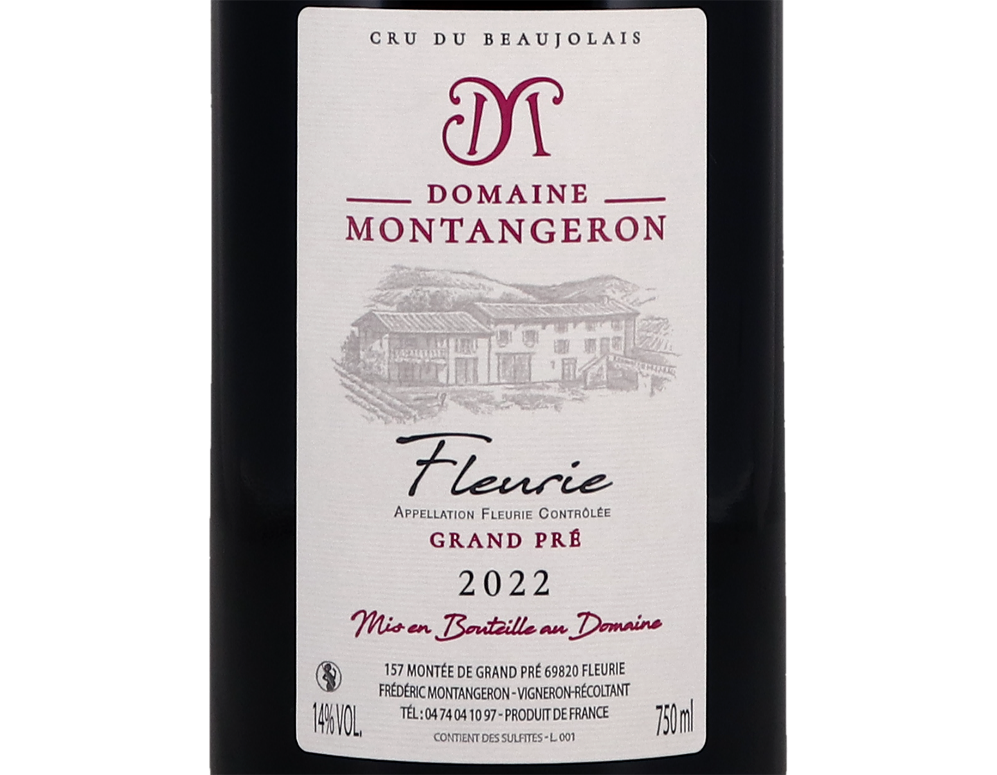 Domaine Montangeron Fleurie 2022