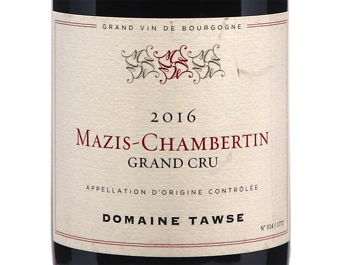 Domaine Tawse Mazis Chambertin GC 2016