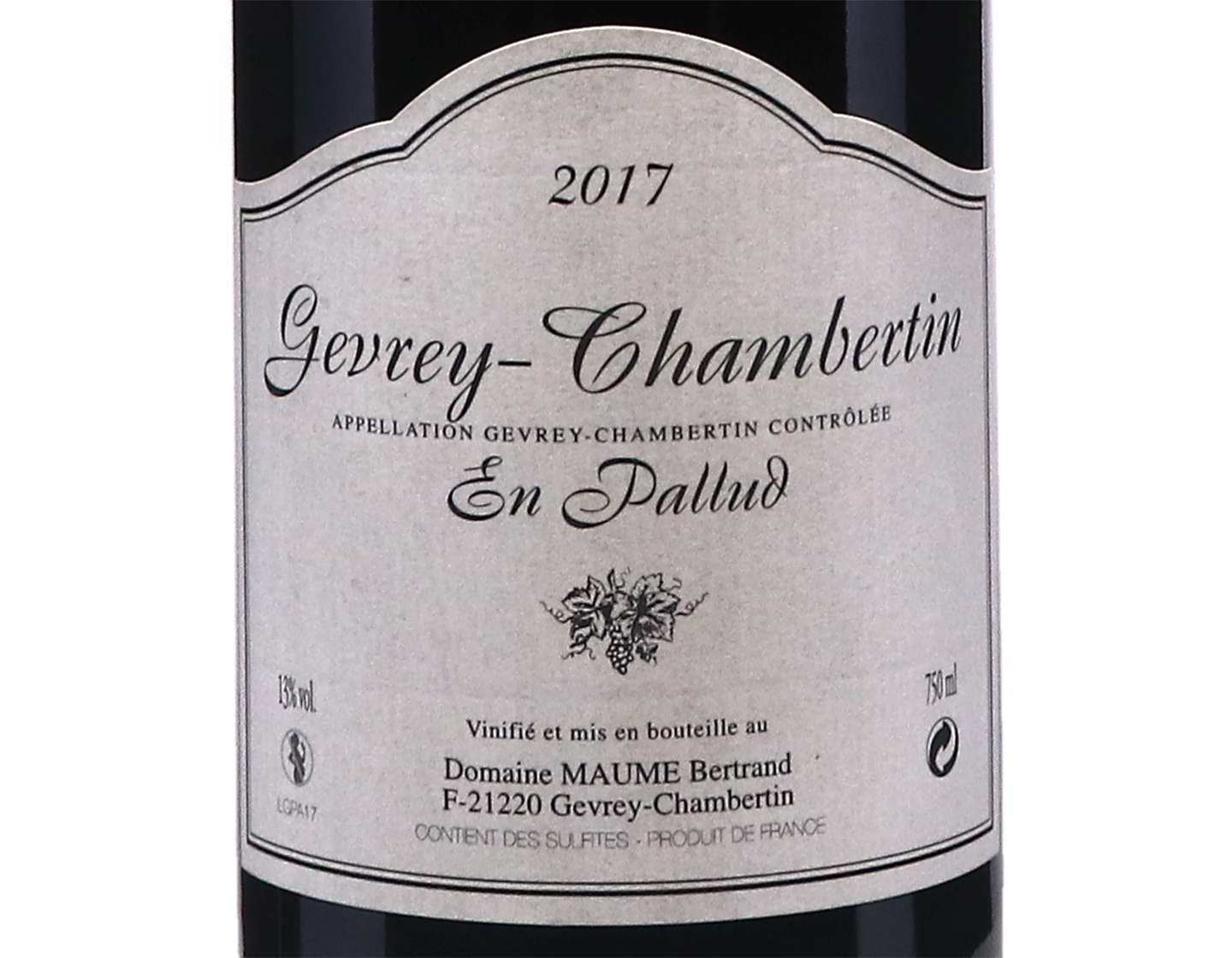 Domaine Maume Gevrey Chambertin en Pallud 2017