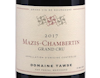 Domaine Tawse Mazis Chambertin GC 2017 view 2