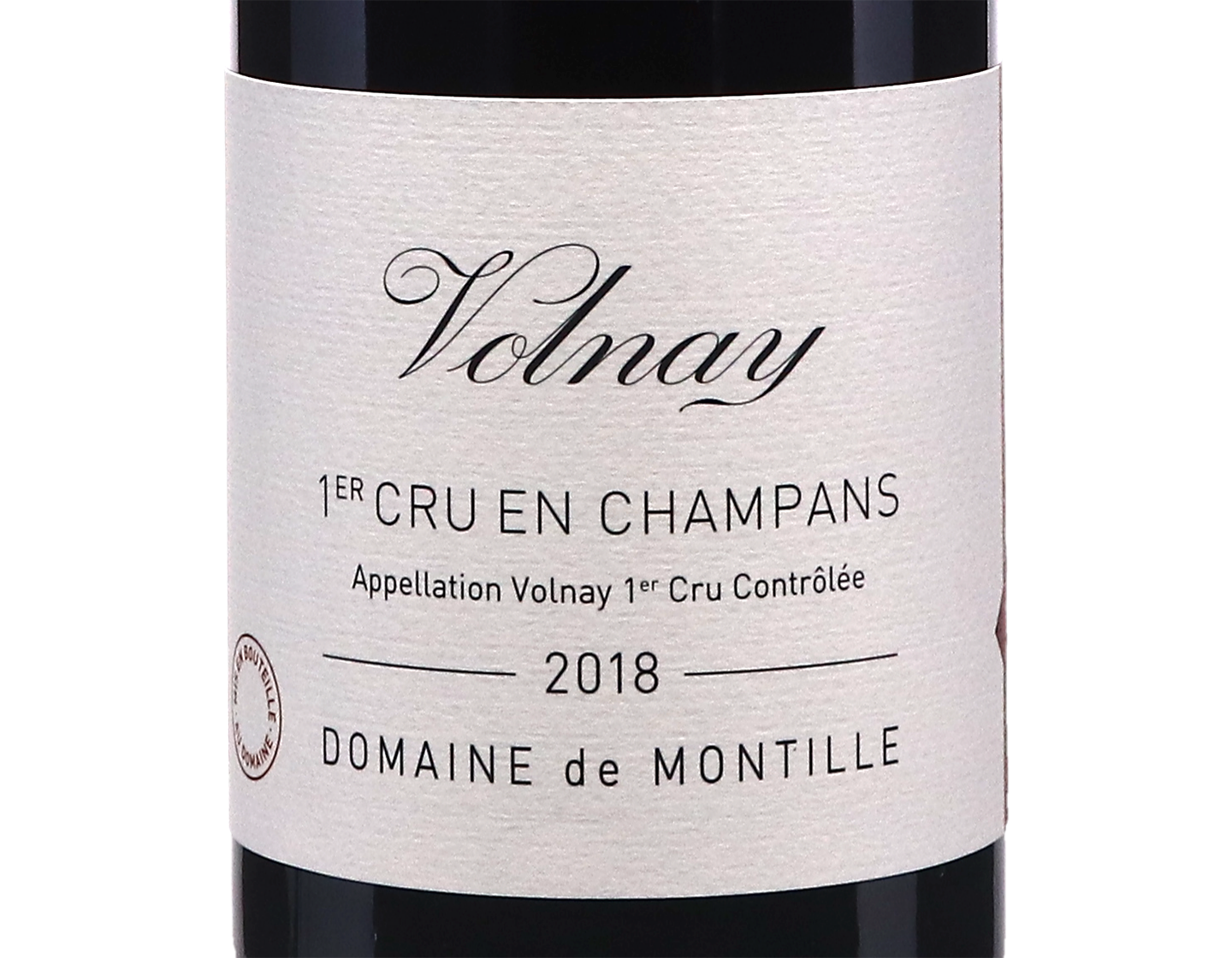 Domaine de Montille Volnay PC Champans 2018 ORGANIC
