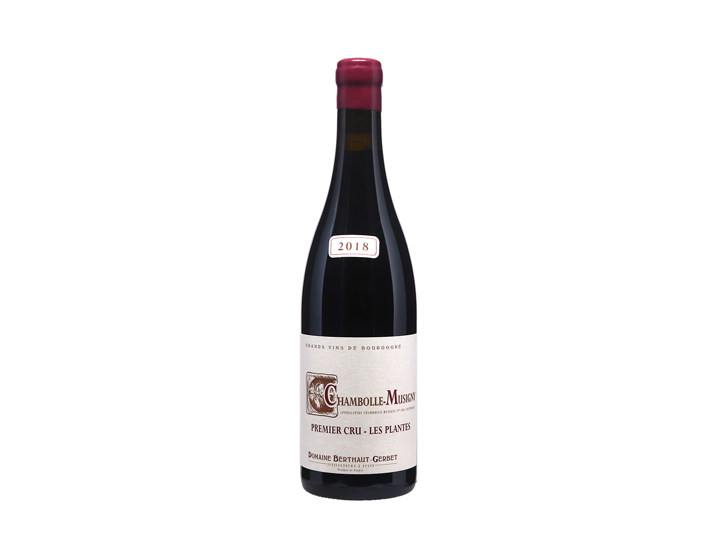 Domaine Berthaut, Chambolle-Musigny Premier Cru Les Plantes 2018