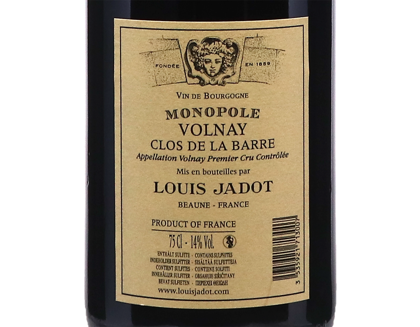 Louis Jadot Volnay PC Clos de la Barre 2019