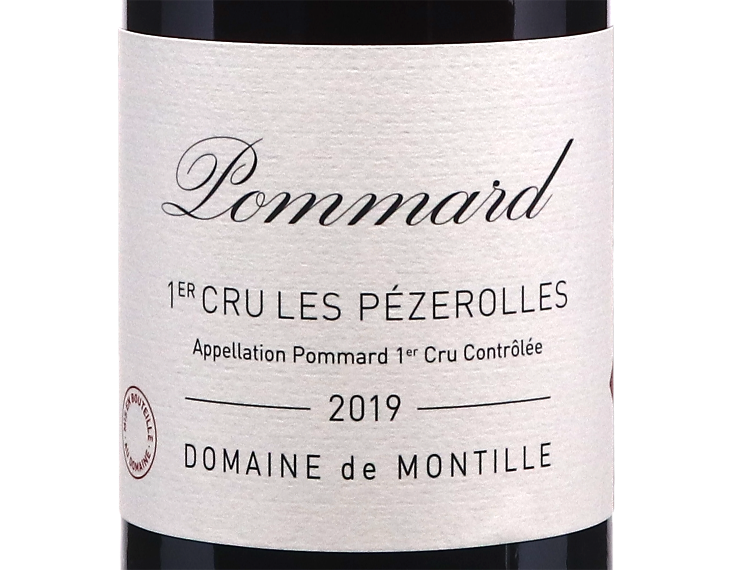 Domaine de Montille Pommard PC Pezerolles 2019 ORGANIC