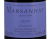 Sylvain Pataille Marsannay Rouge 2019 view 2