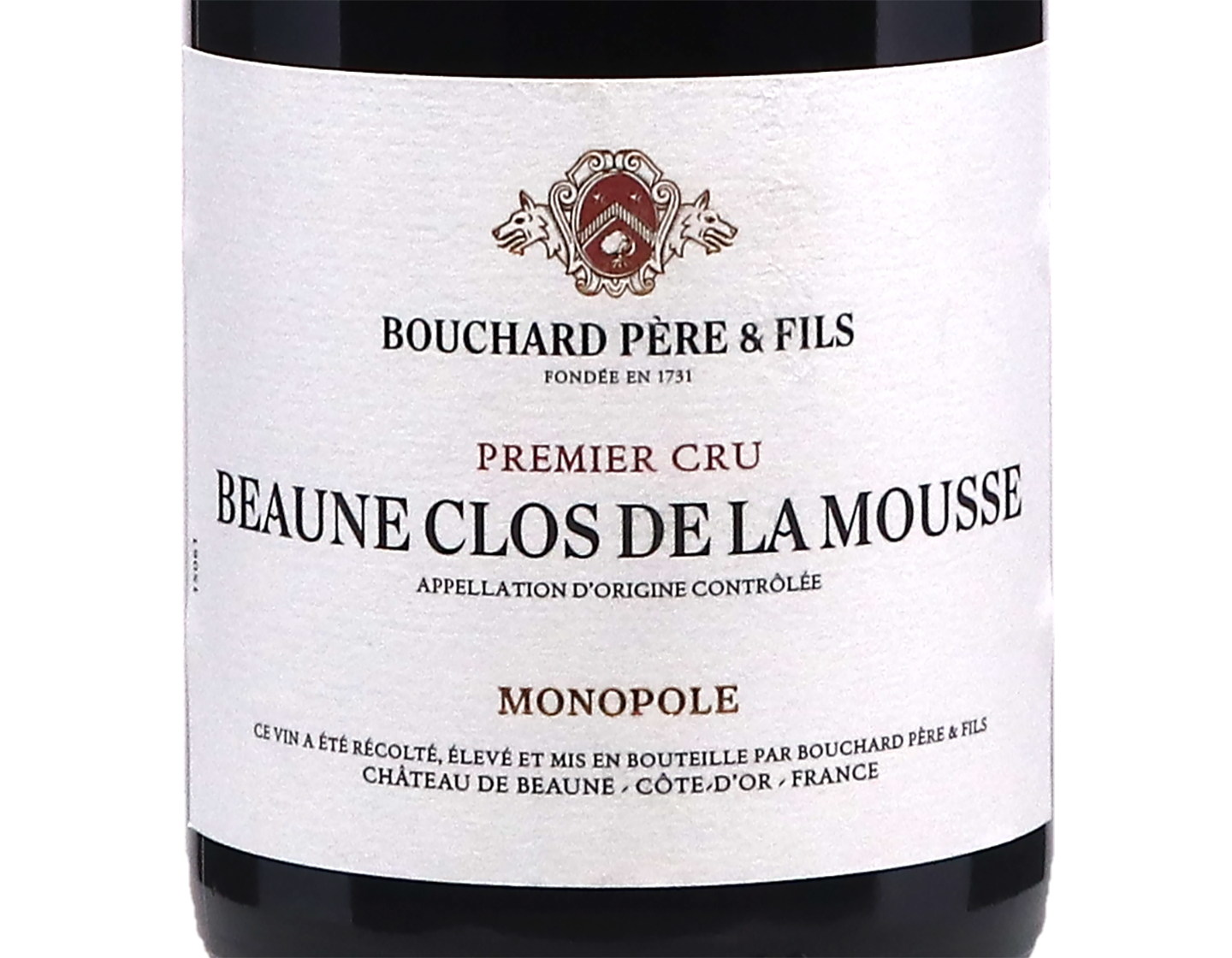 Bouchard Pere et Fils Beaune Premier Cru Clos de la Mousse 2015