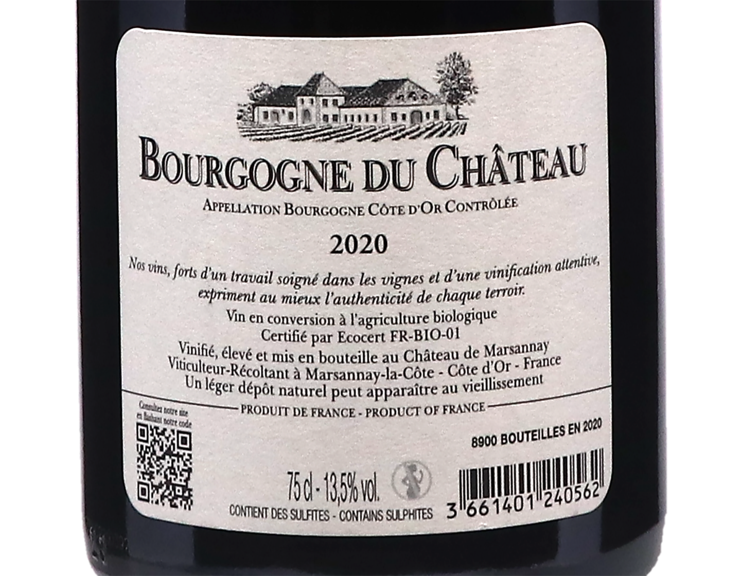 Chateau de Marsannay Bourgogne Rouge du Chateau 2020