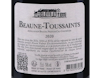 Chateau de Meursault Beaune Toussaints Premier Cru 2020 view 3