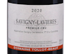 Domaine Tollot-Beaut, Savigny-lès-Beaune Premier Cru Lavières 2020 view 2